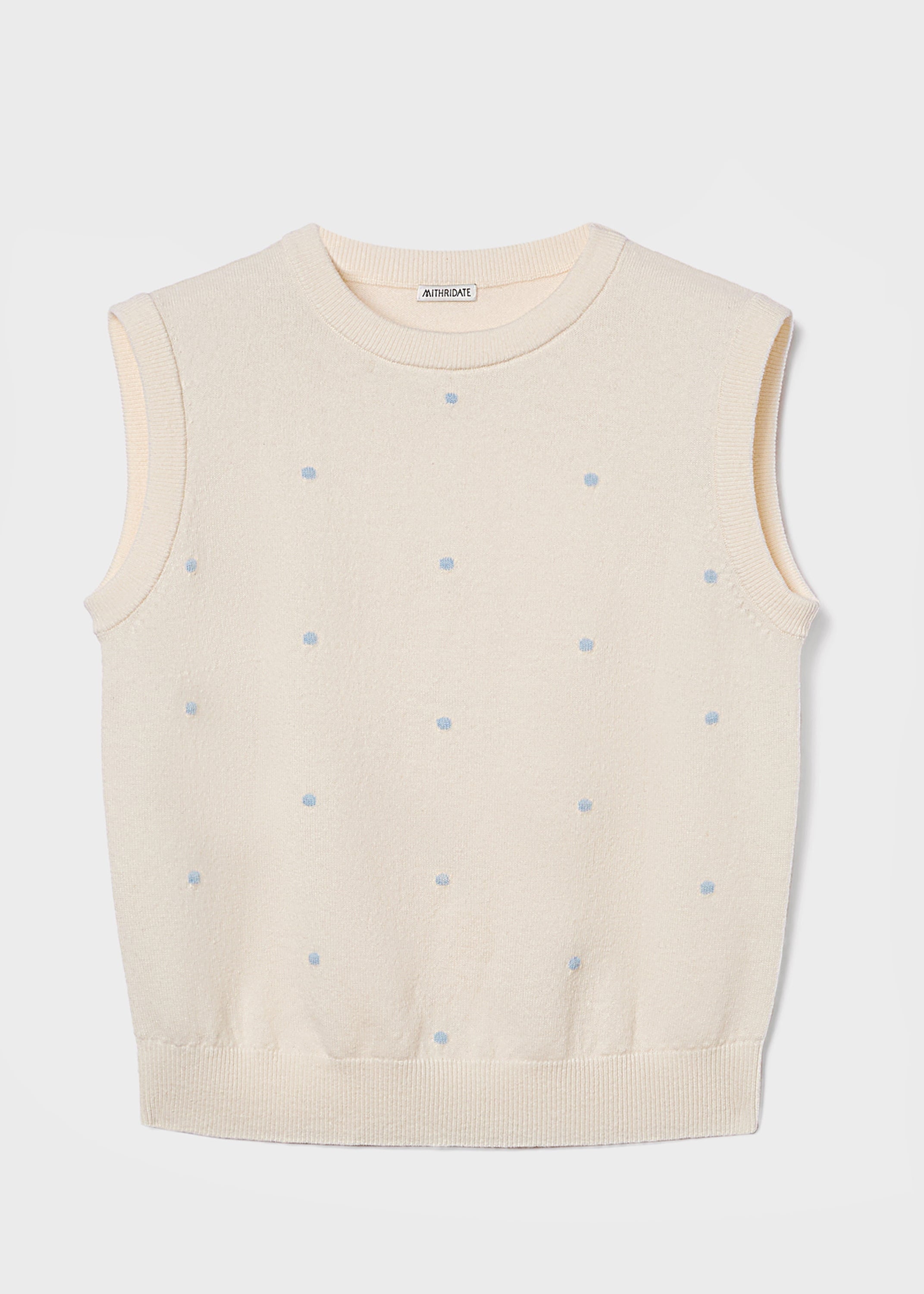 Spotted Knitted Top