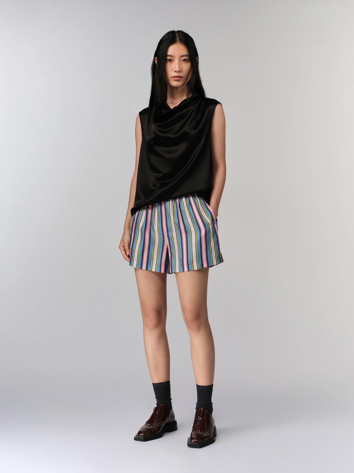 Retro Stripe Shorts