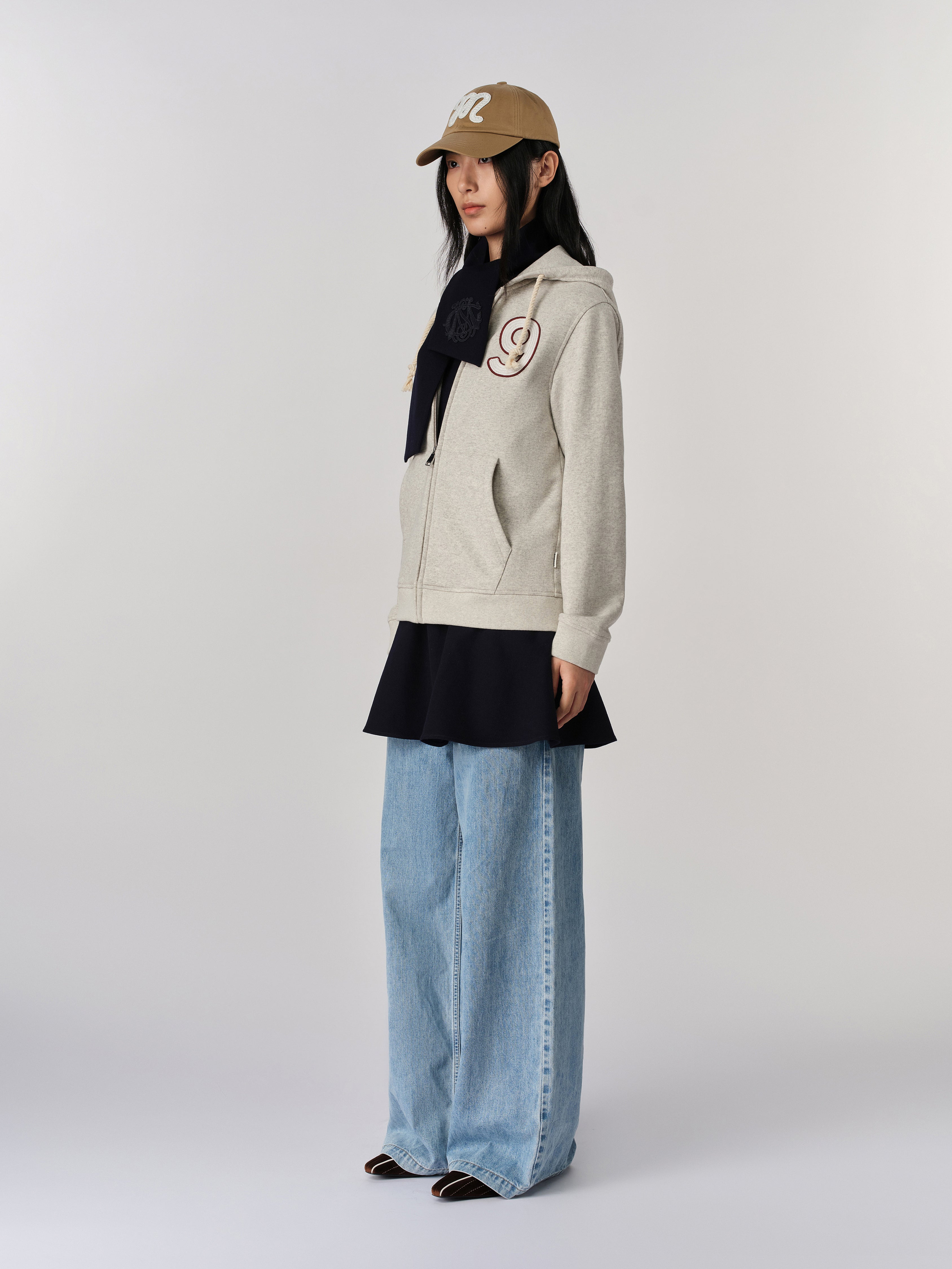 Womens Zipped Hoodie