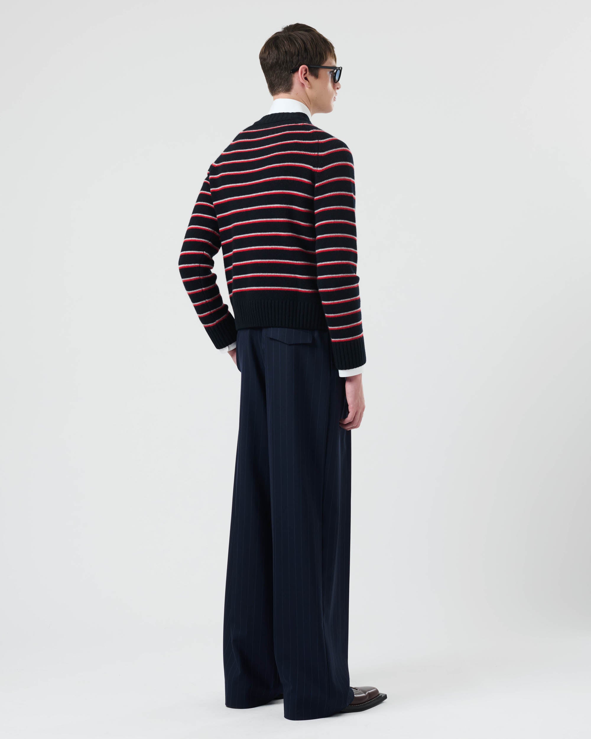 Stripe Knit Crew