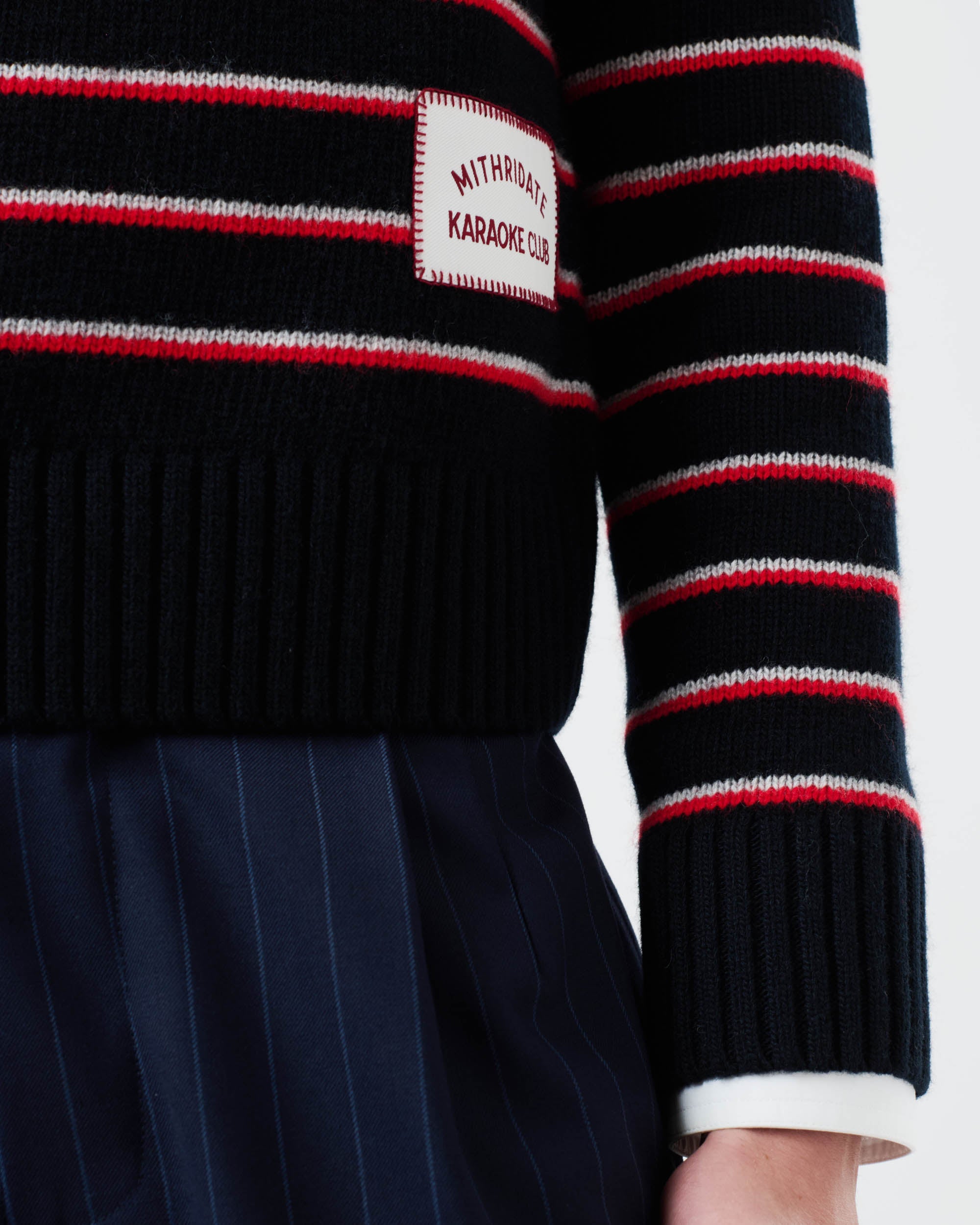 Stripe Knit Crew