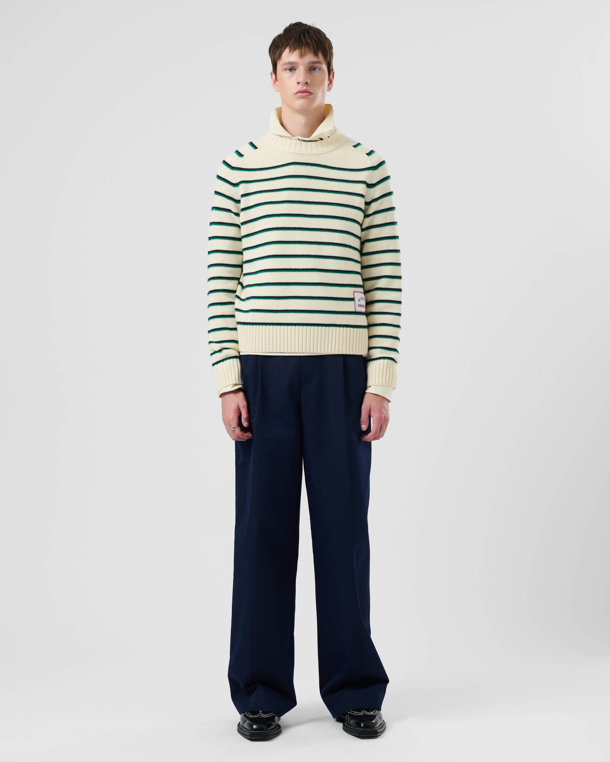 Stripe Knit Crew