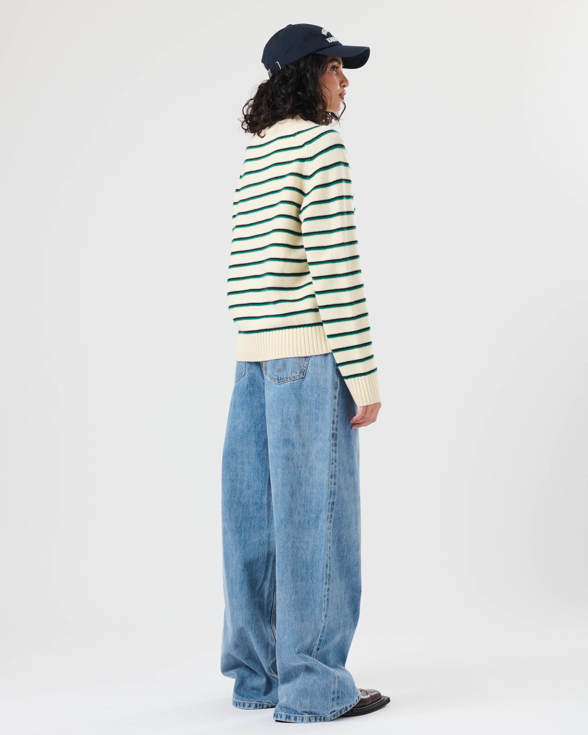 Stripe Knit Crew