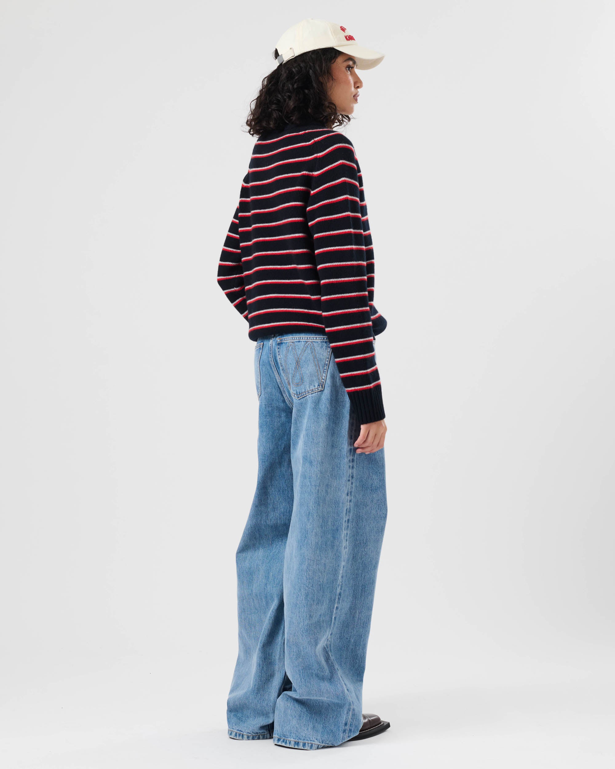 Stripe Knit Crew