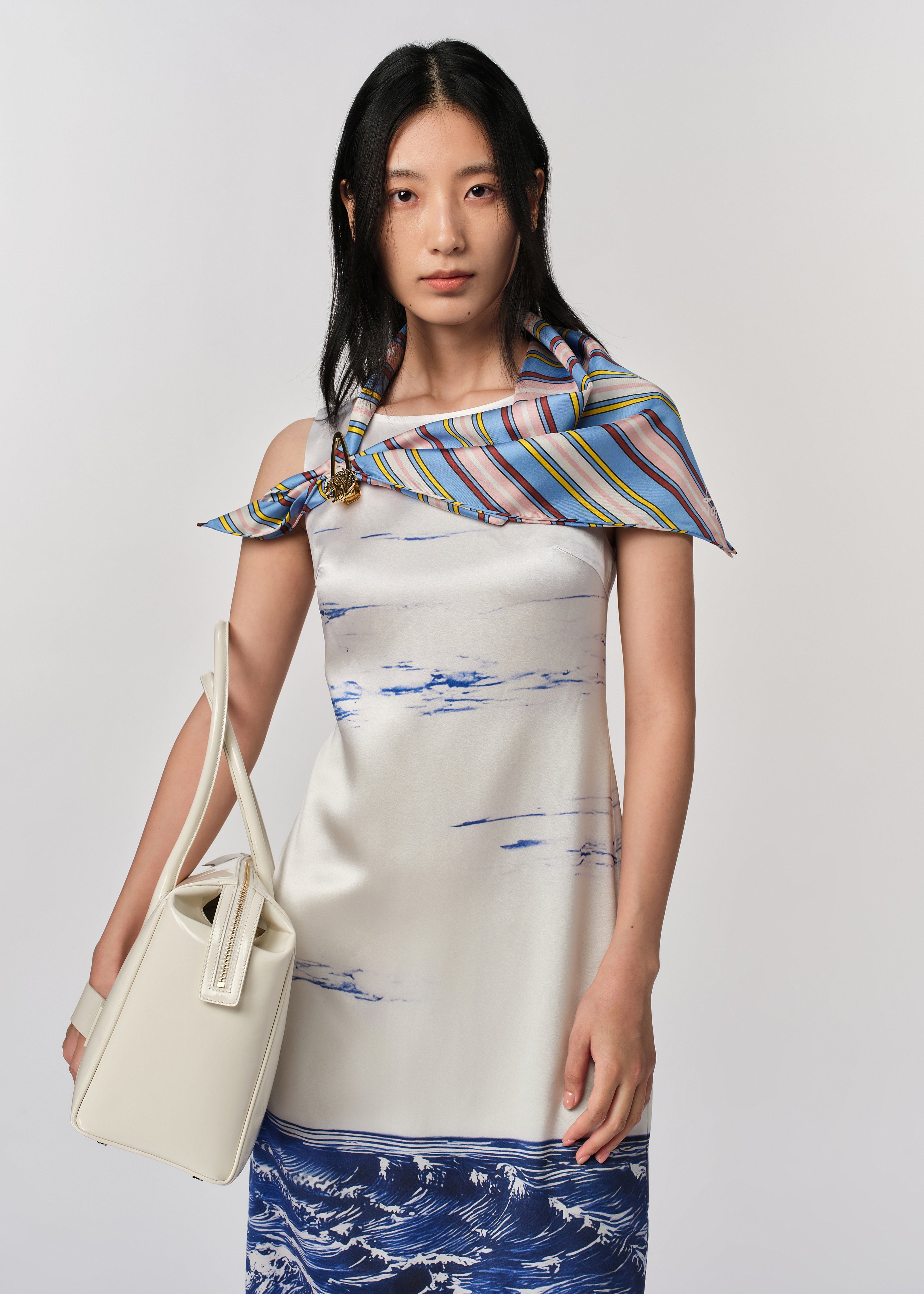 Naval Midi Dress
