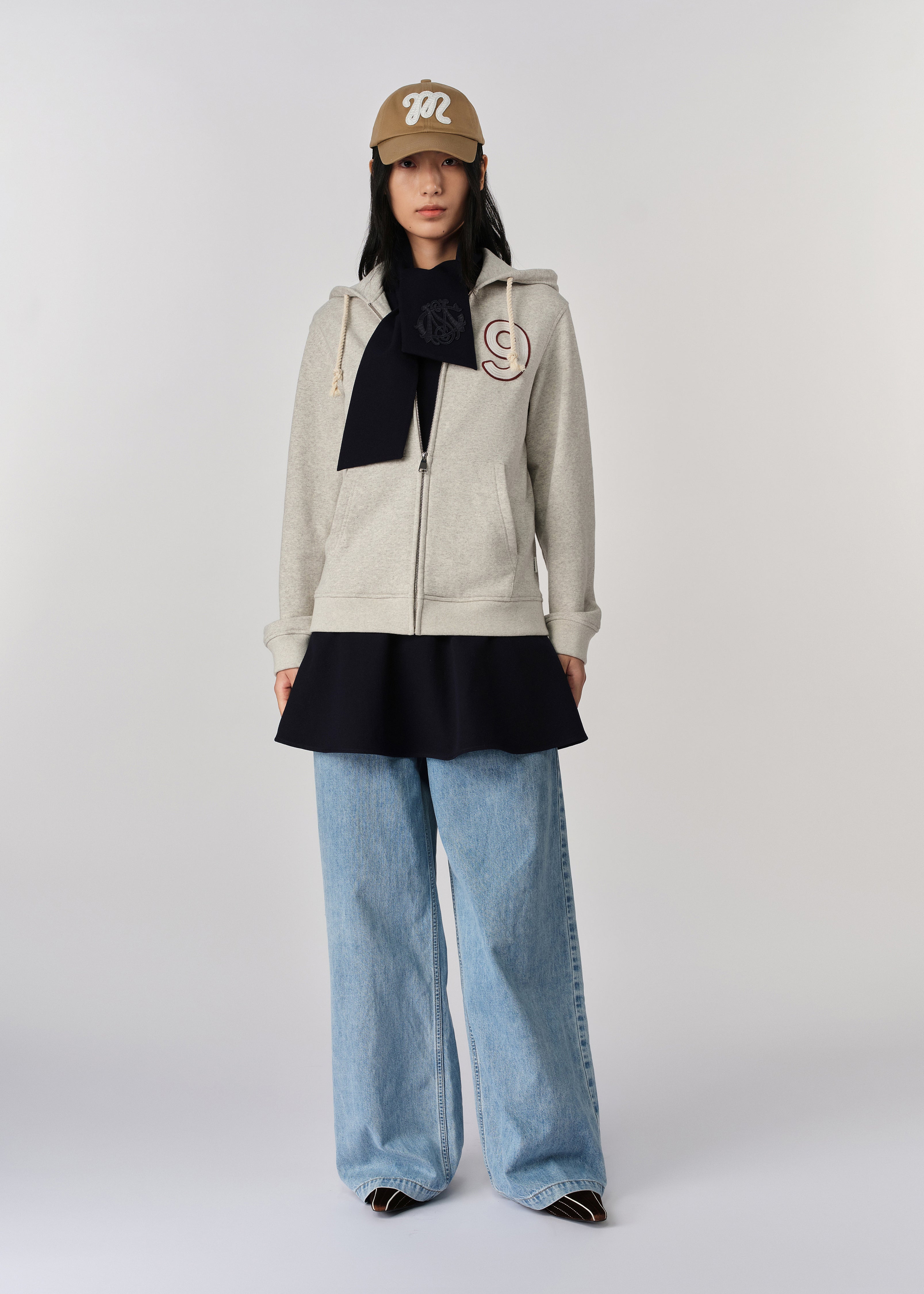 Womens Zipped Hoodie