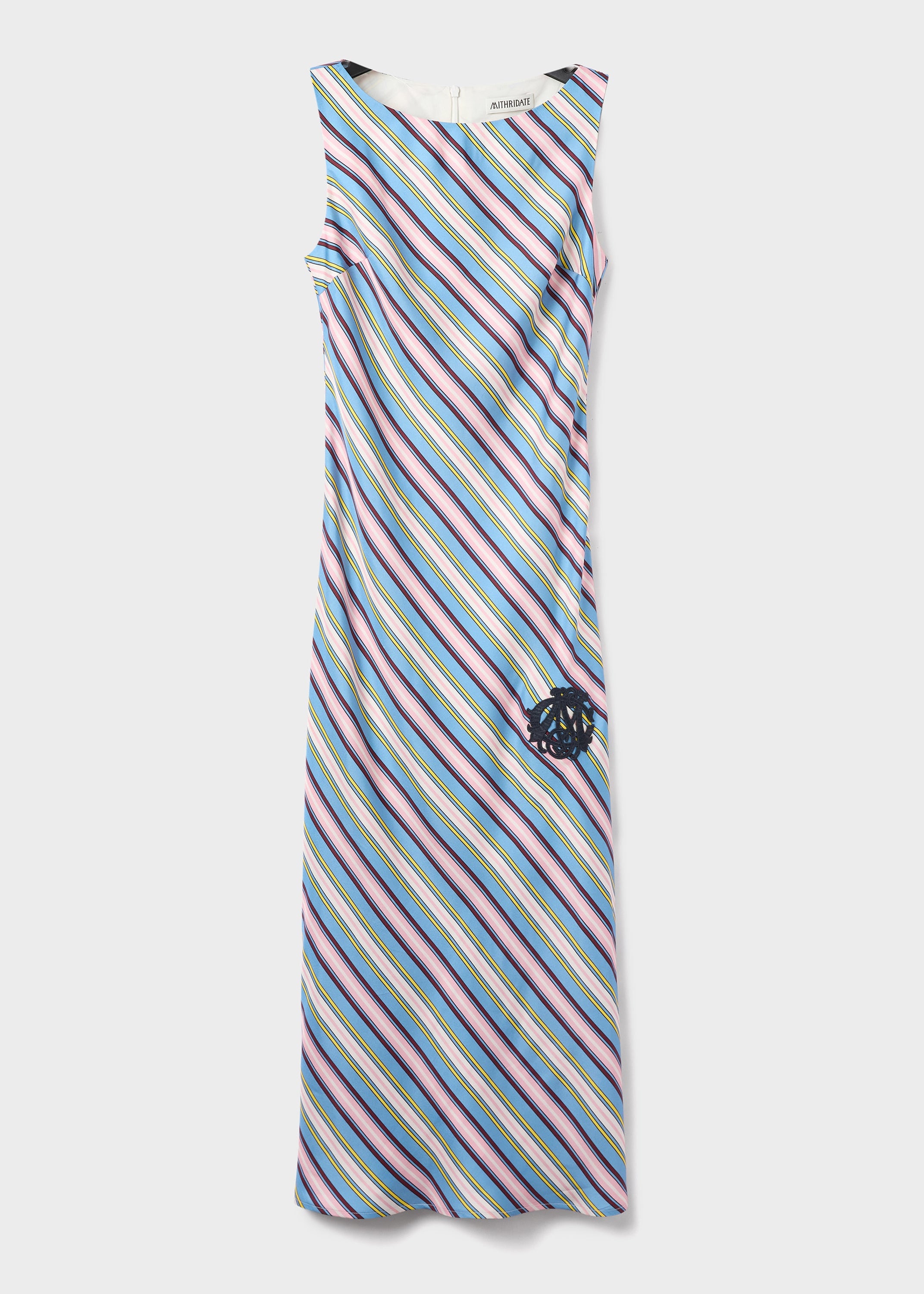 Retro Stripe Midi Dress