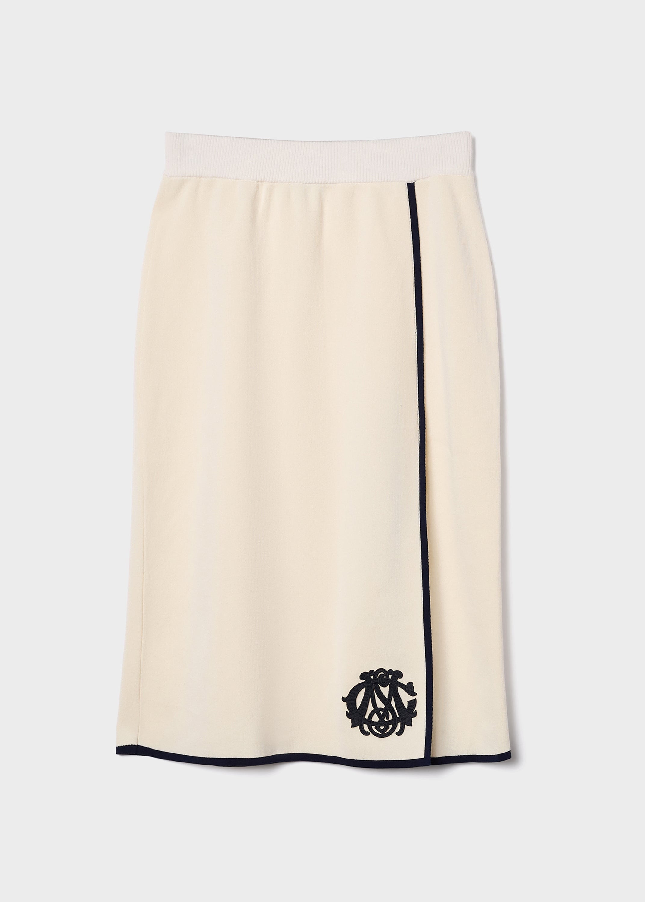 Contrast Knitted Skirt