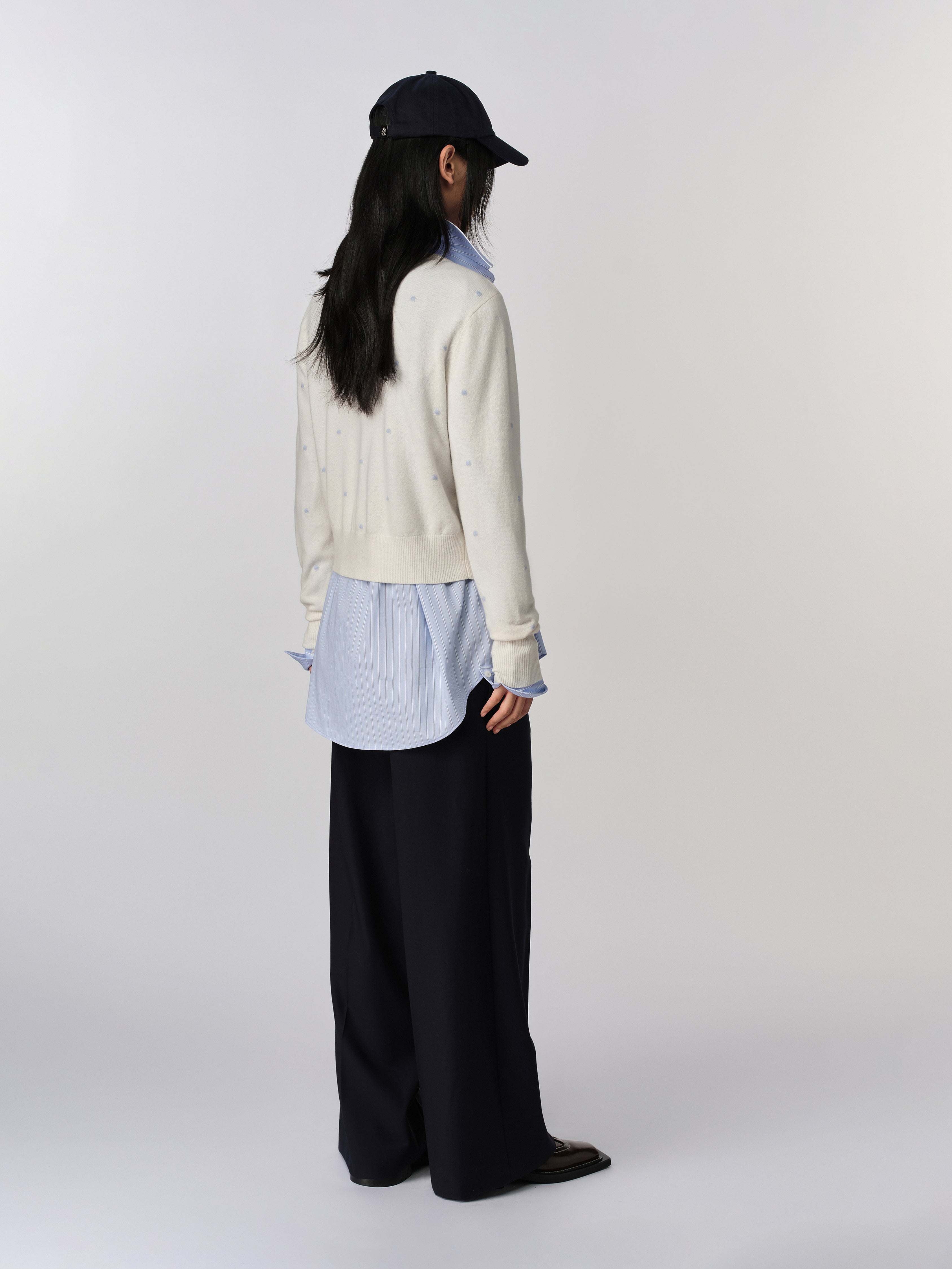Spotted Knitted Cardigan
