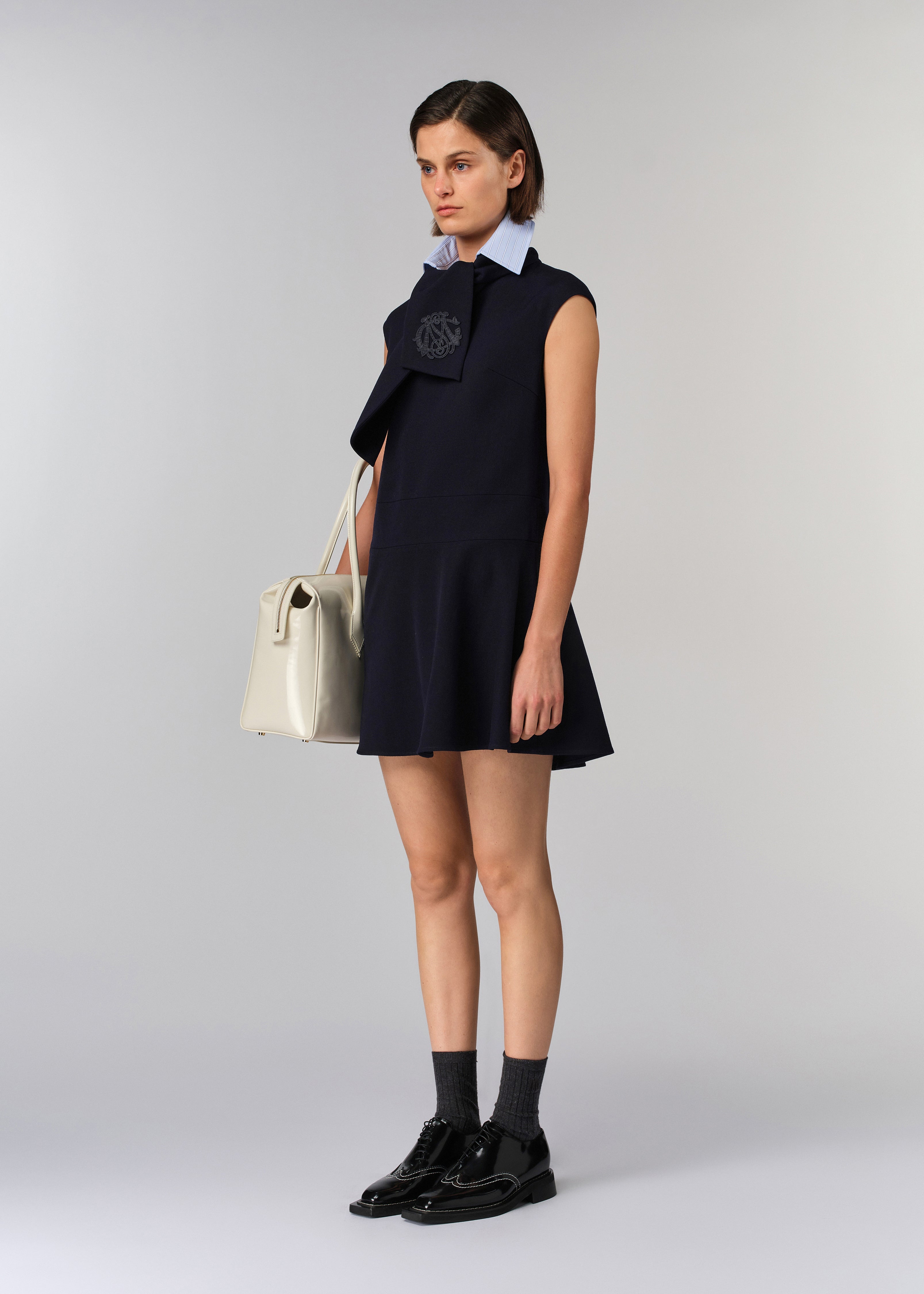 Tie Neck Dress