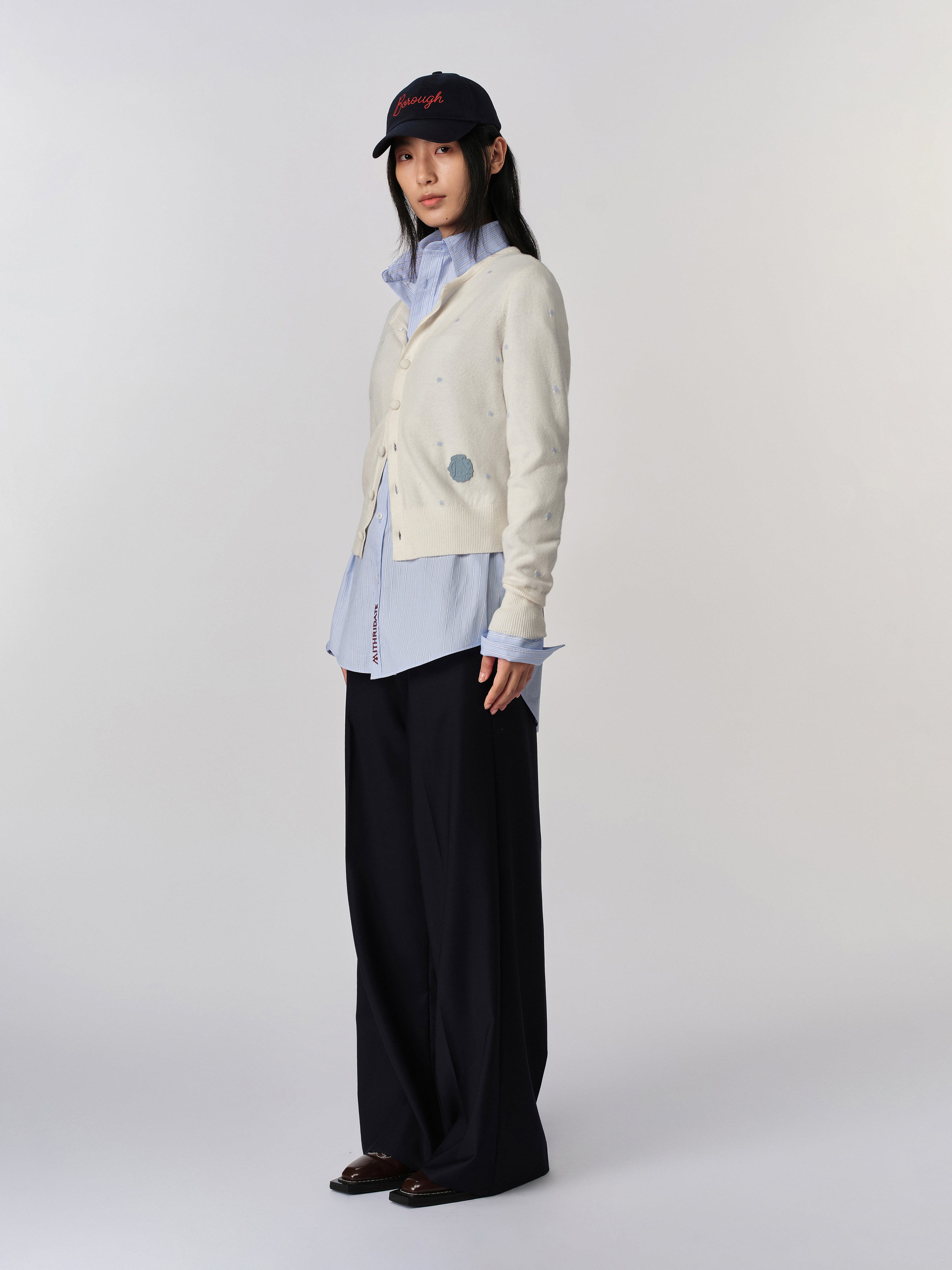 Spotted Knitted Cardigan