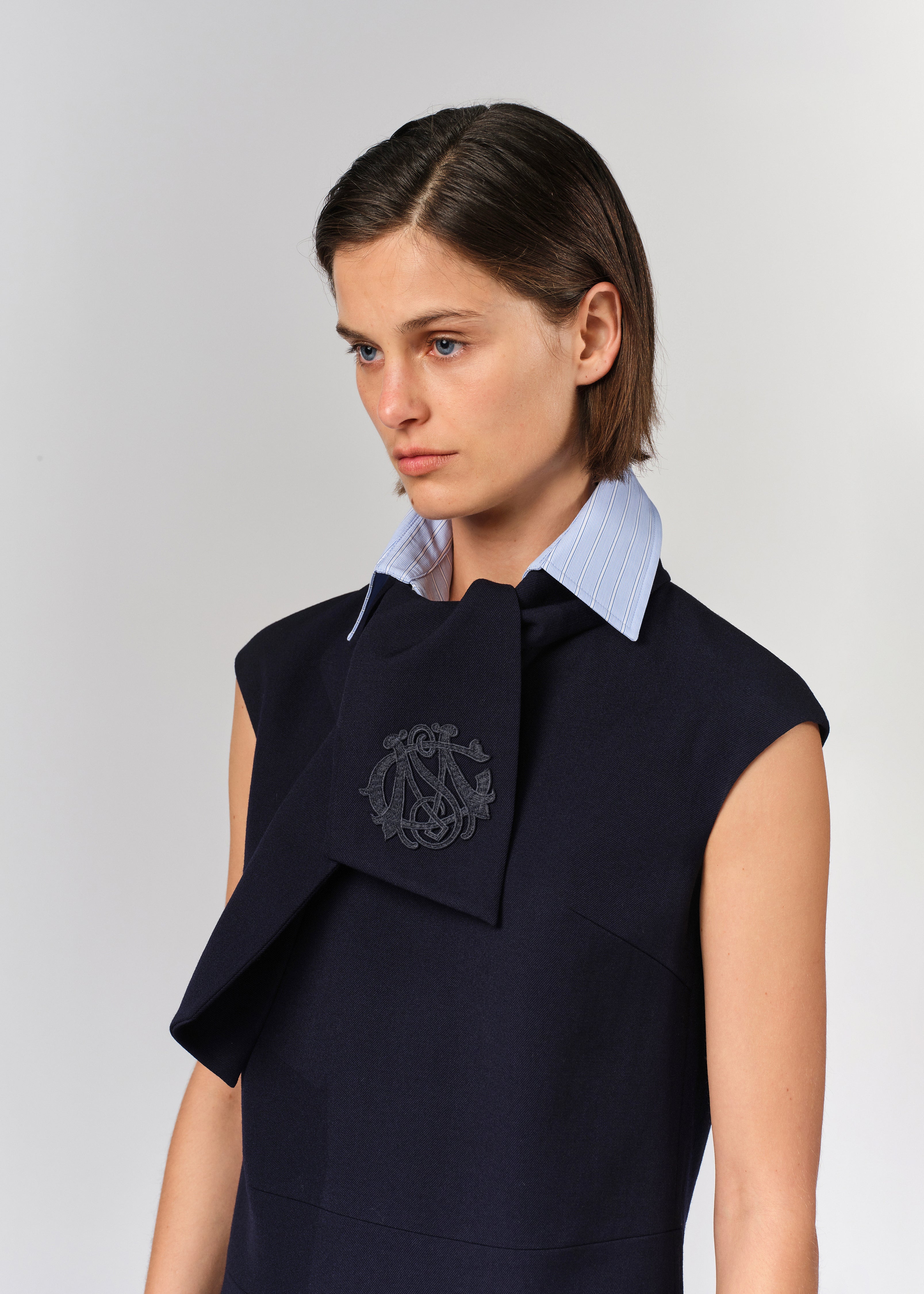 Tie Neck Dress