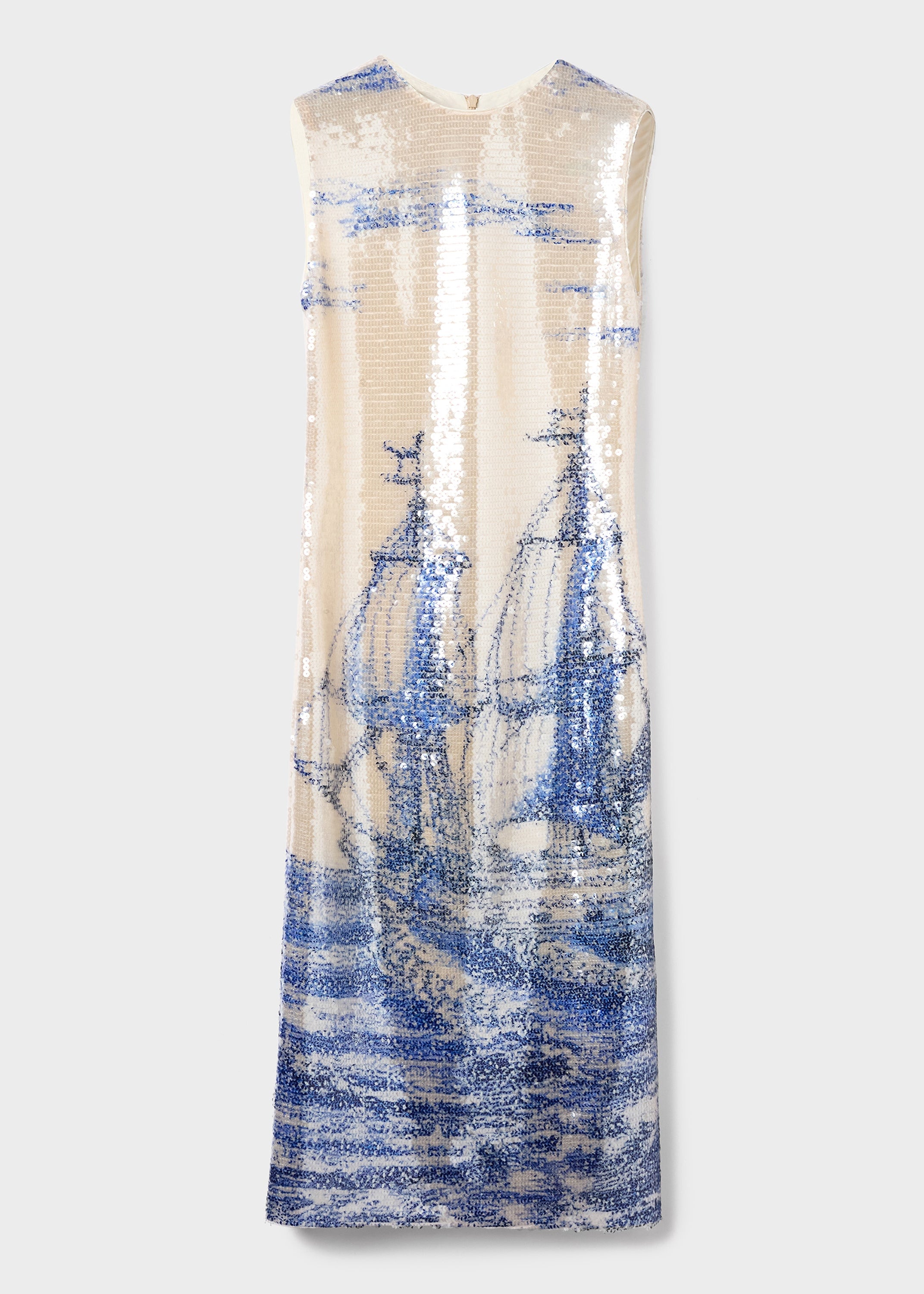 Naval Sequin Dress