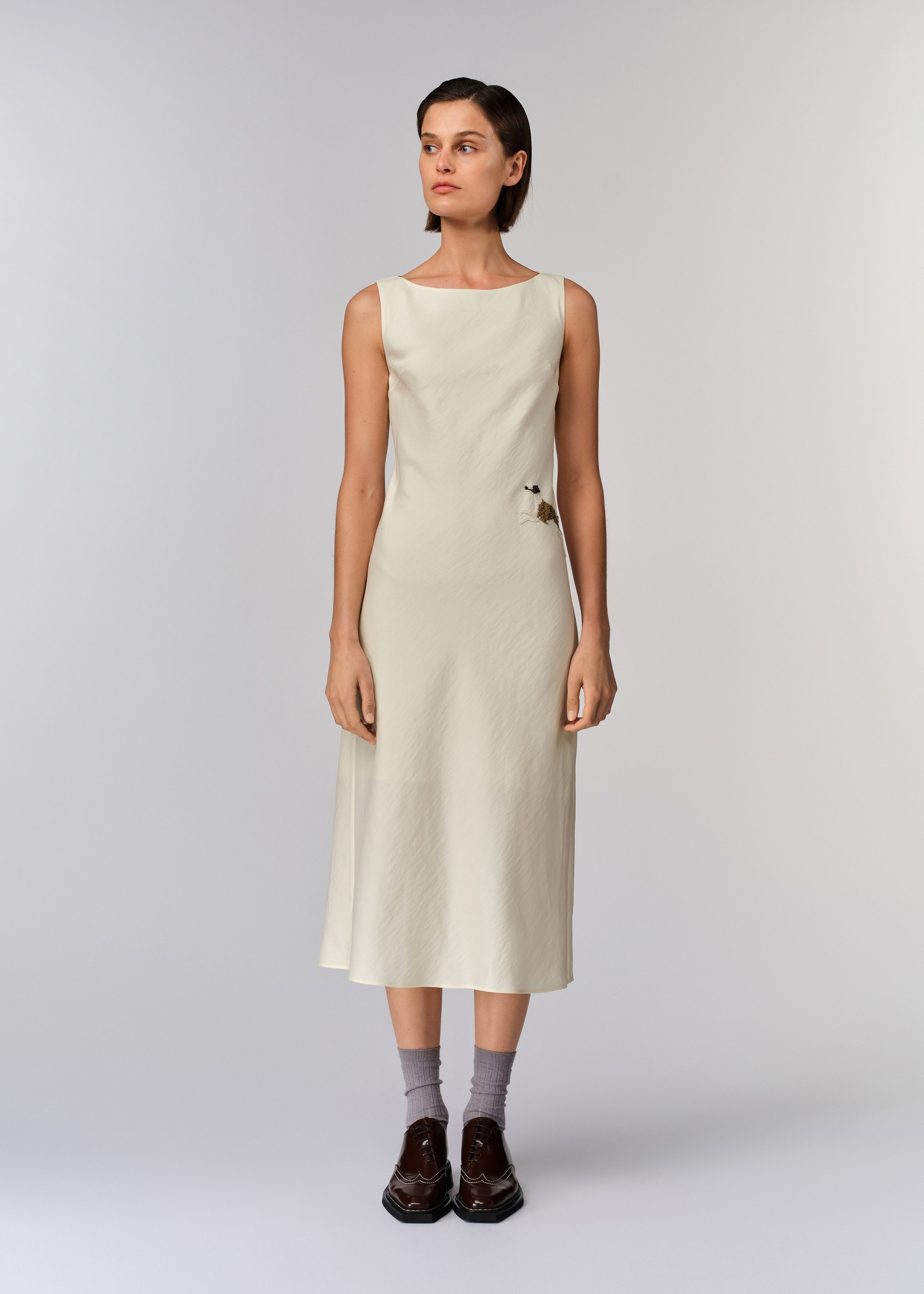 Boat Neck Dress