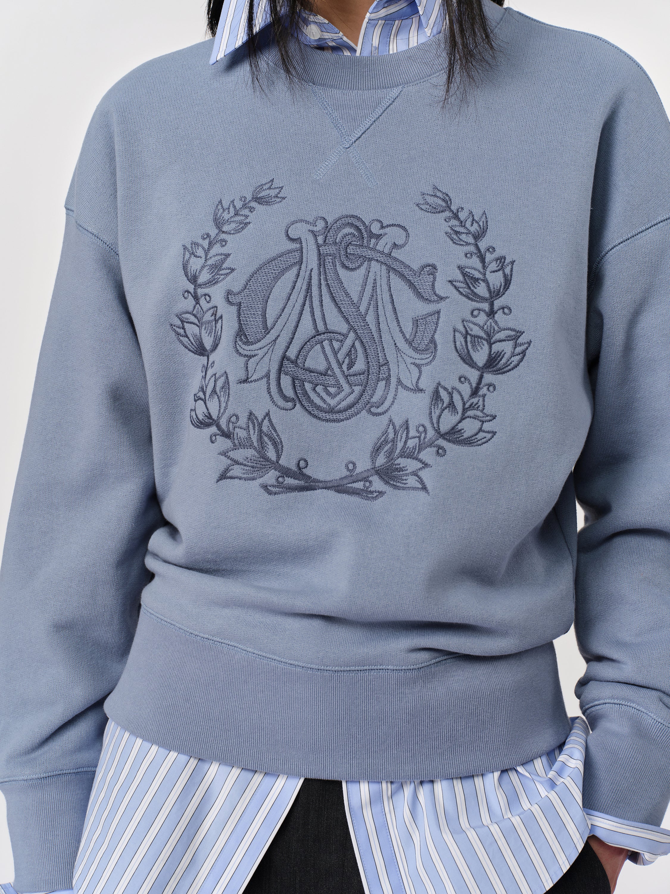 Mens Crest Crew