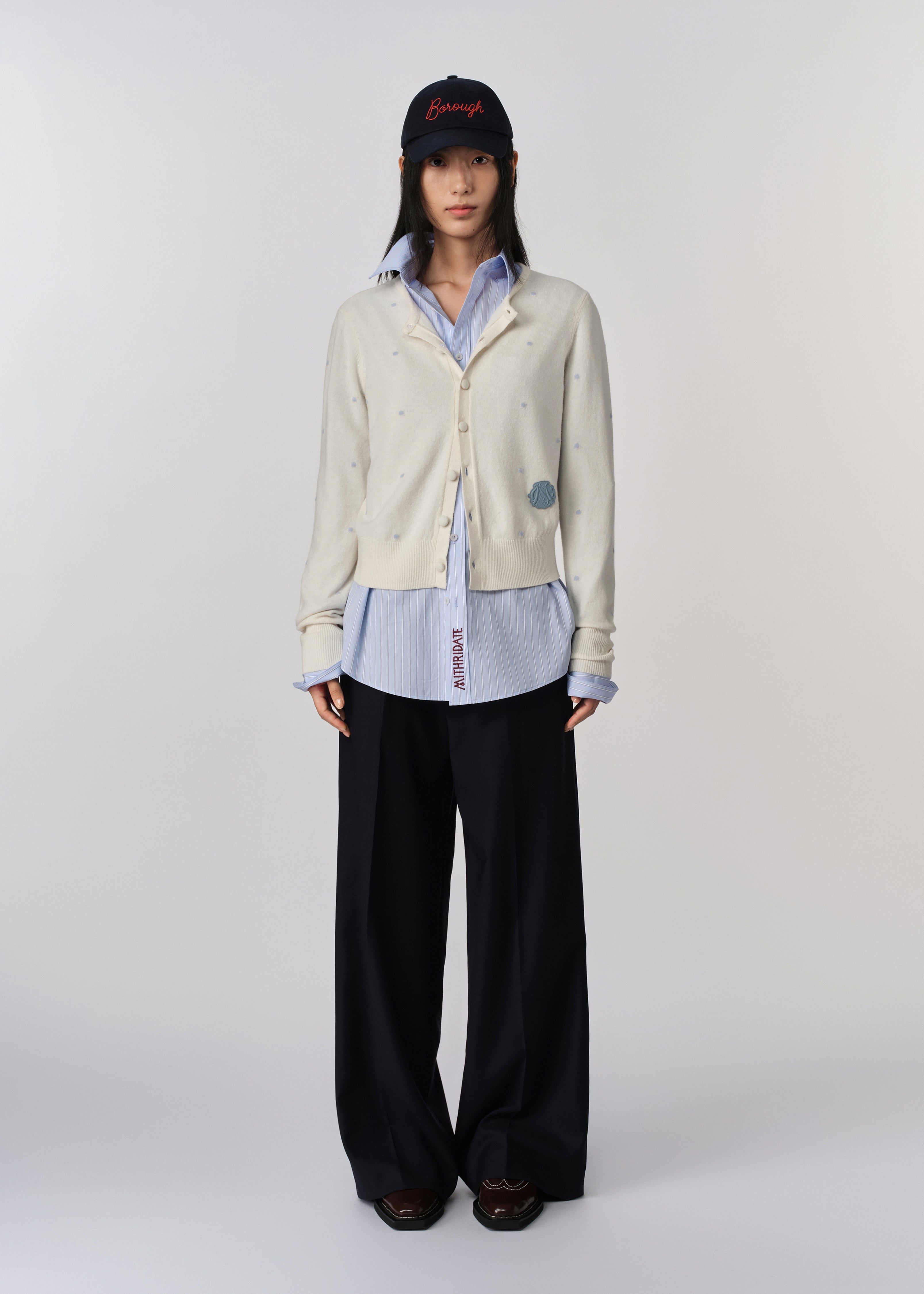 Spotted Knitted Cardigan