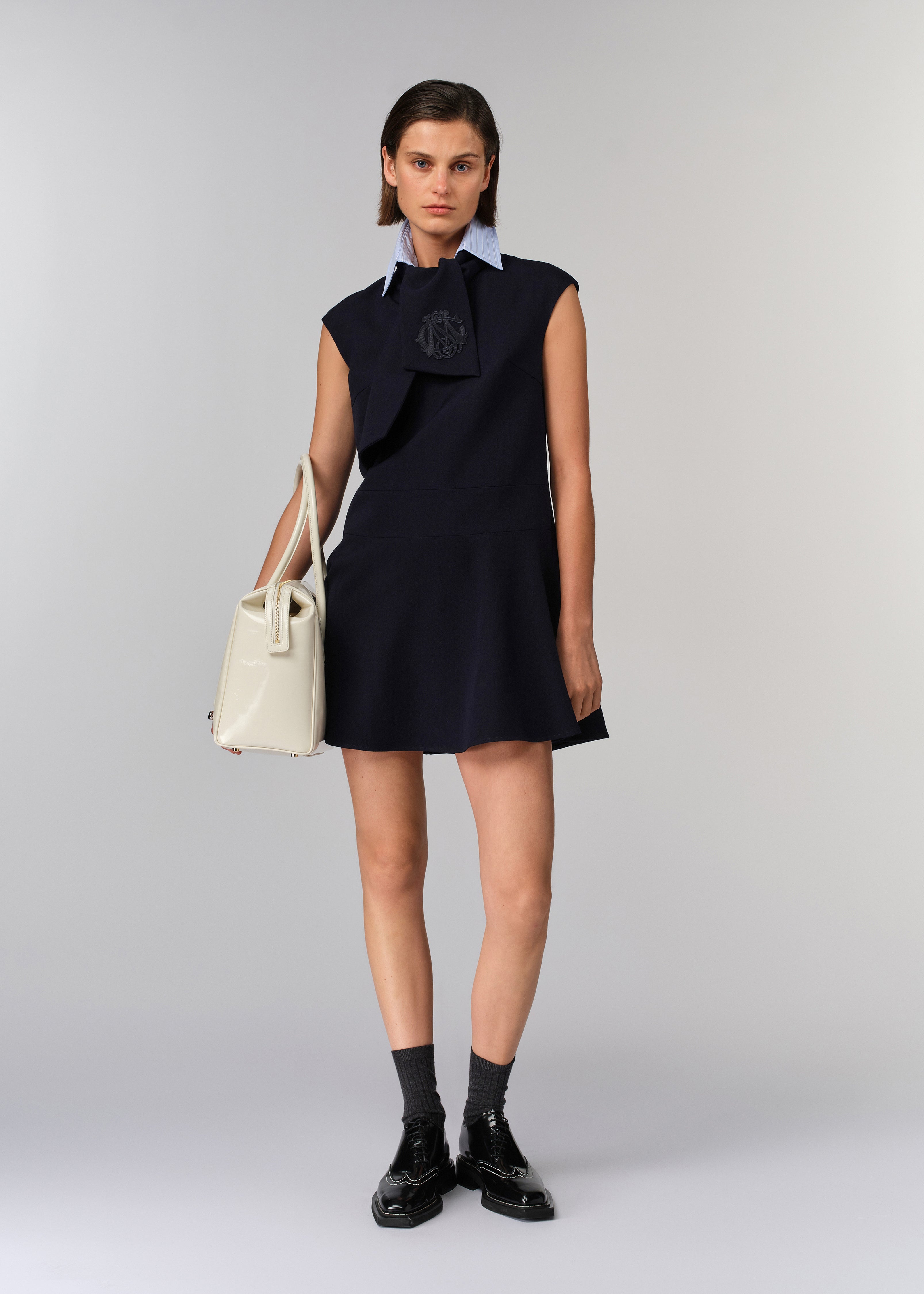 Tie Neck Dress