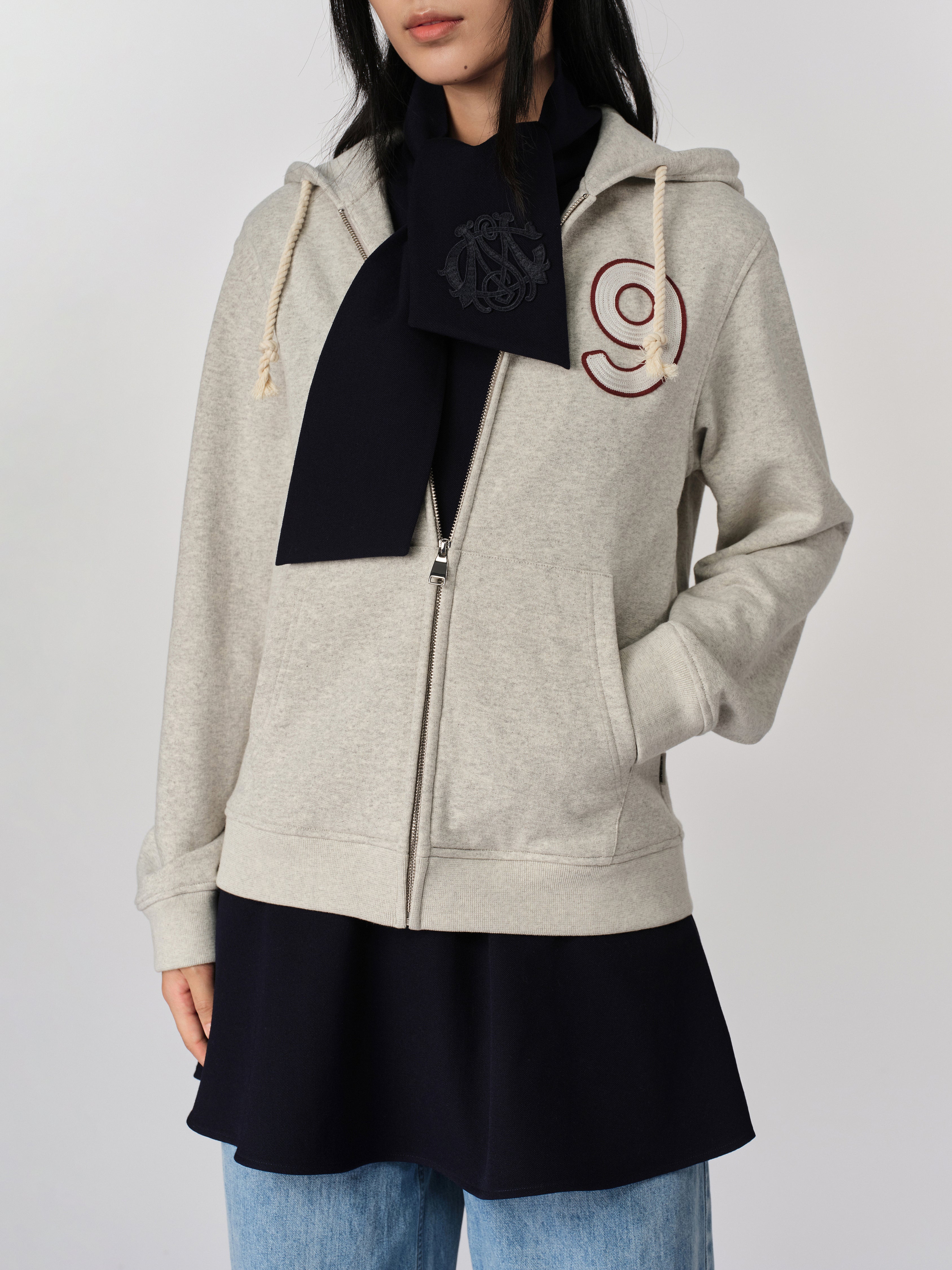 Womens Zipped Hoodie