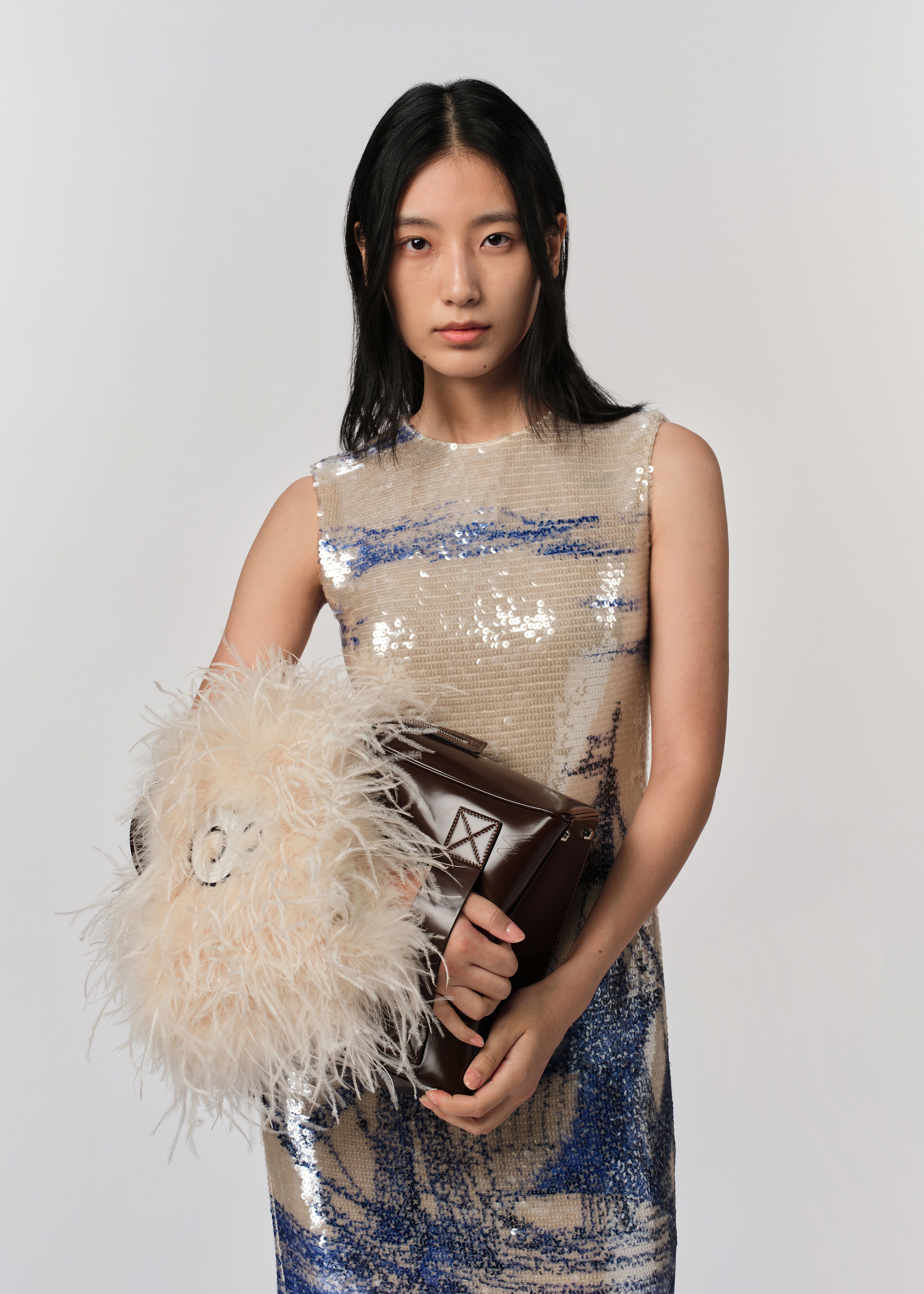 Naval Sequin Dress