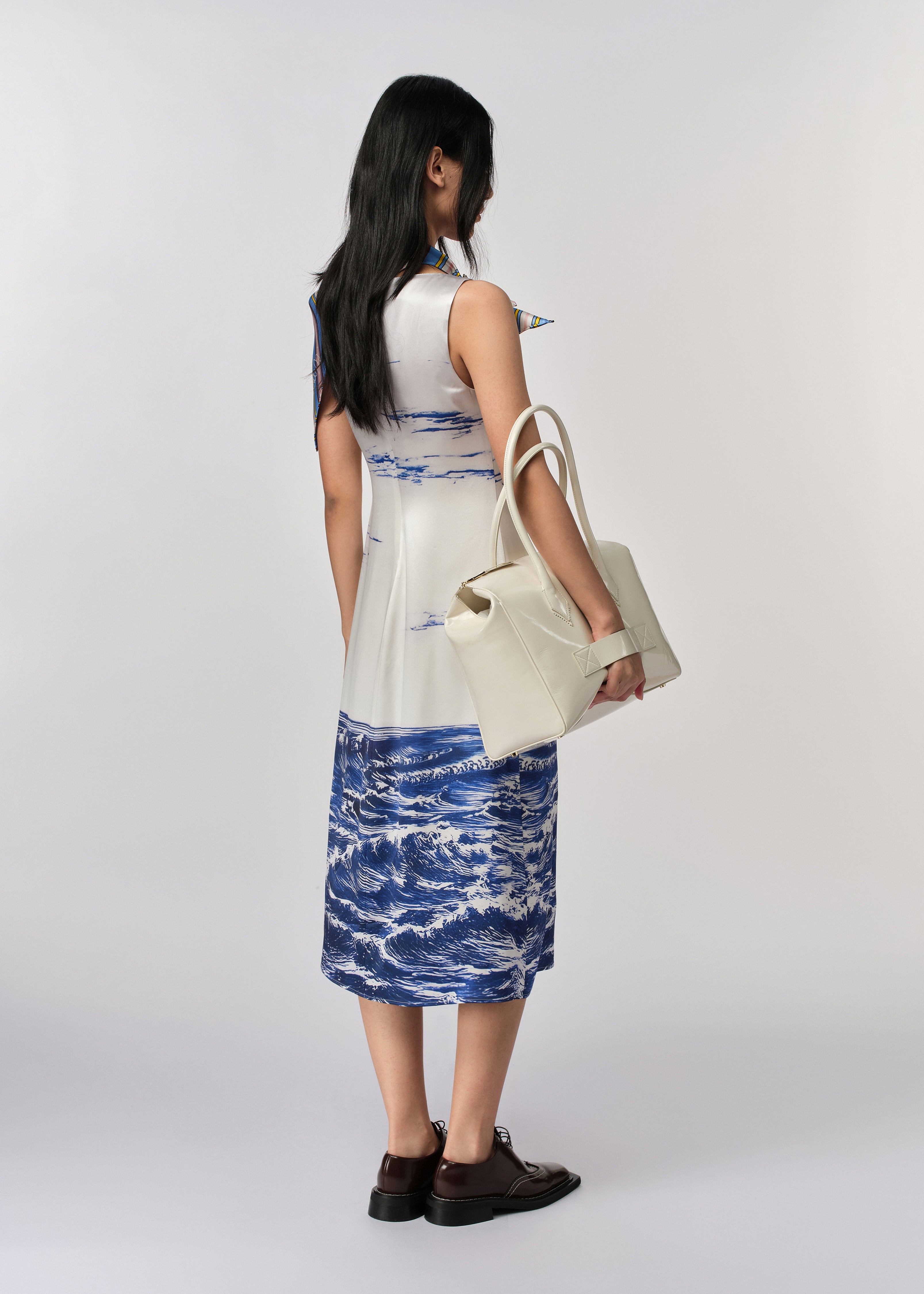 Naval Midi Dress
