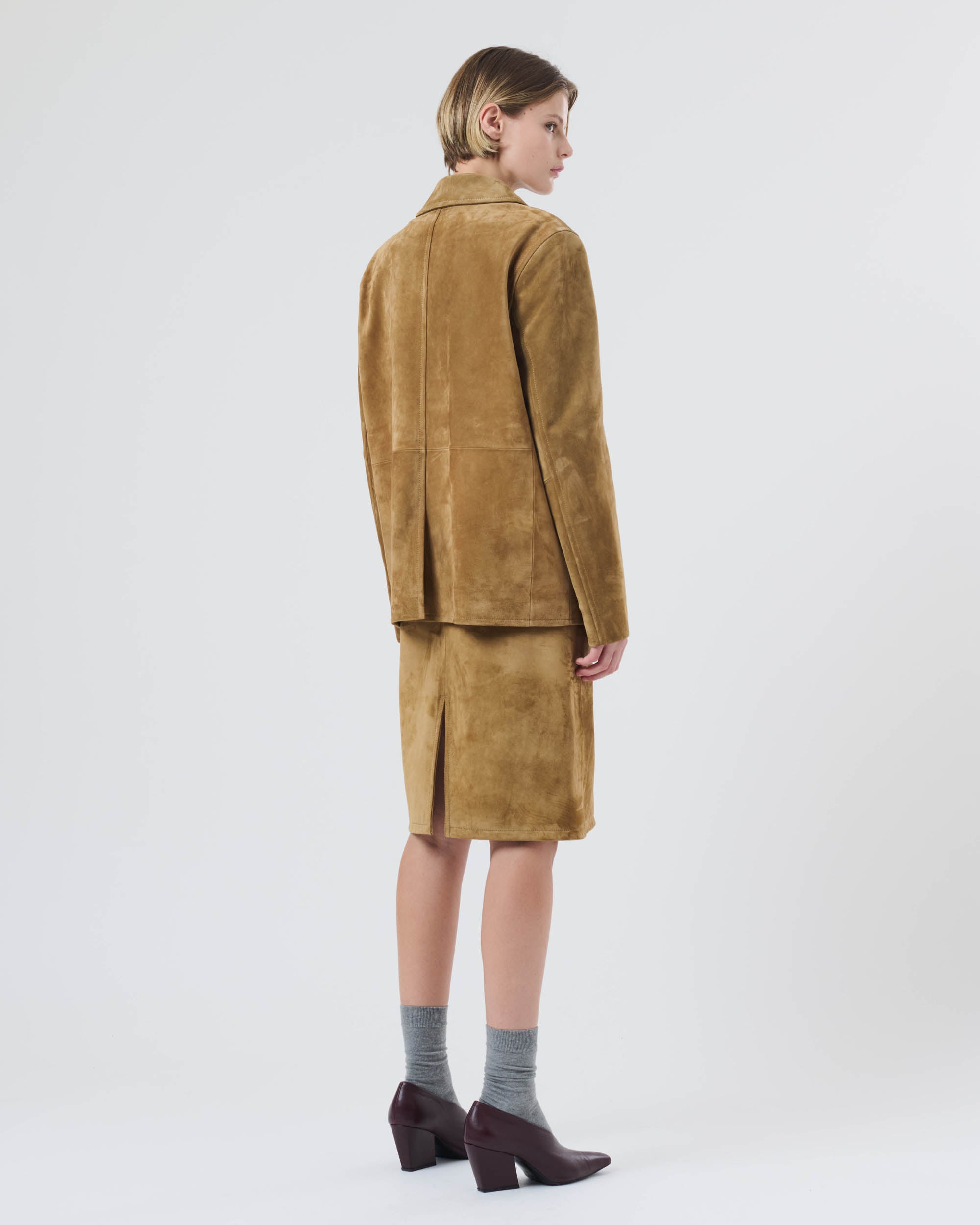 90's Suede Skirt