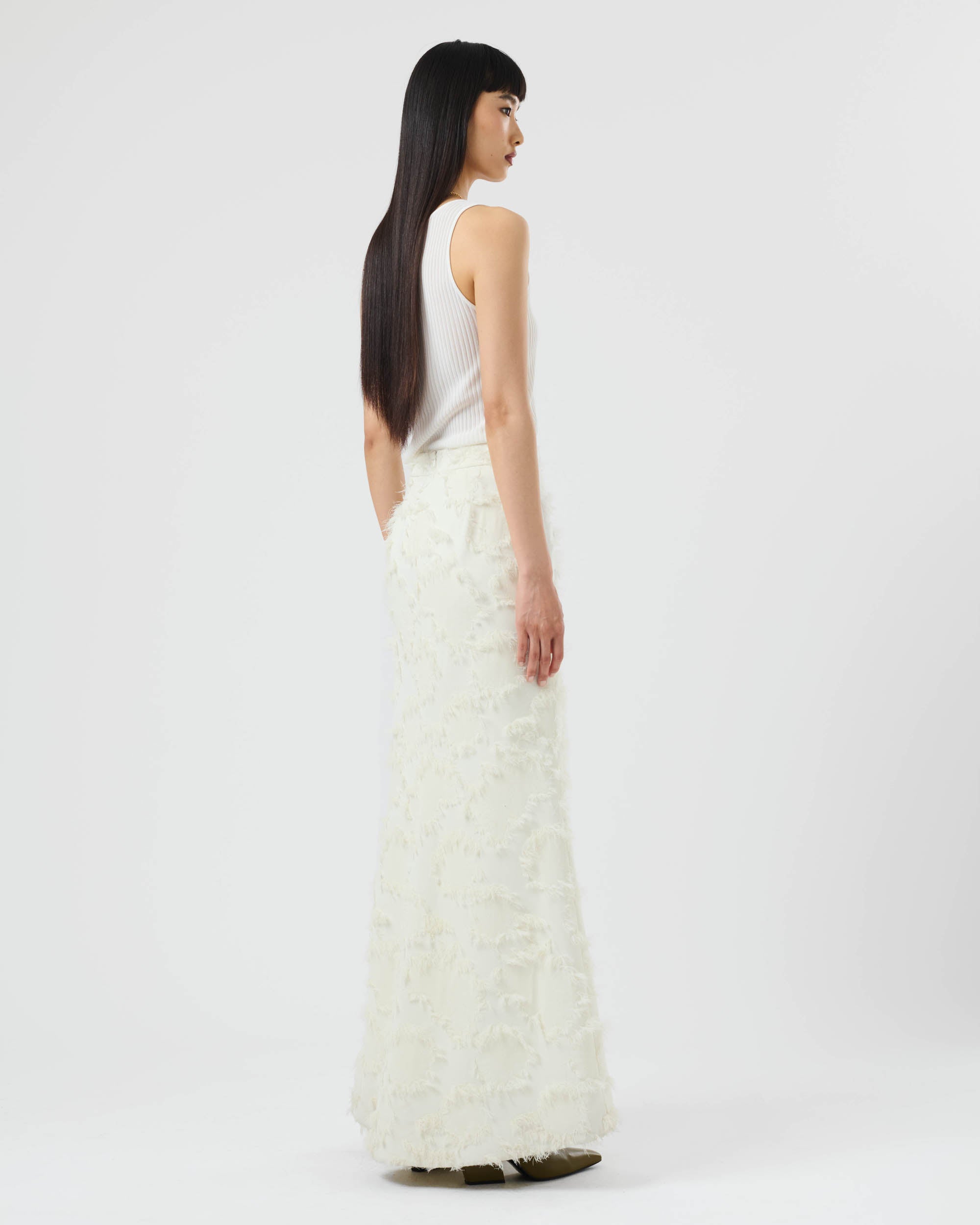 Tufted Maxi Skirt