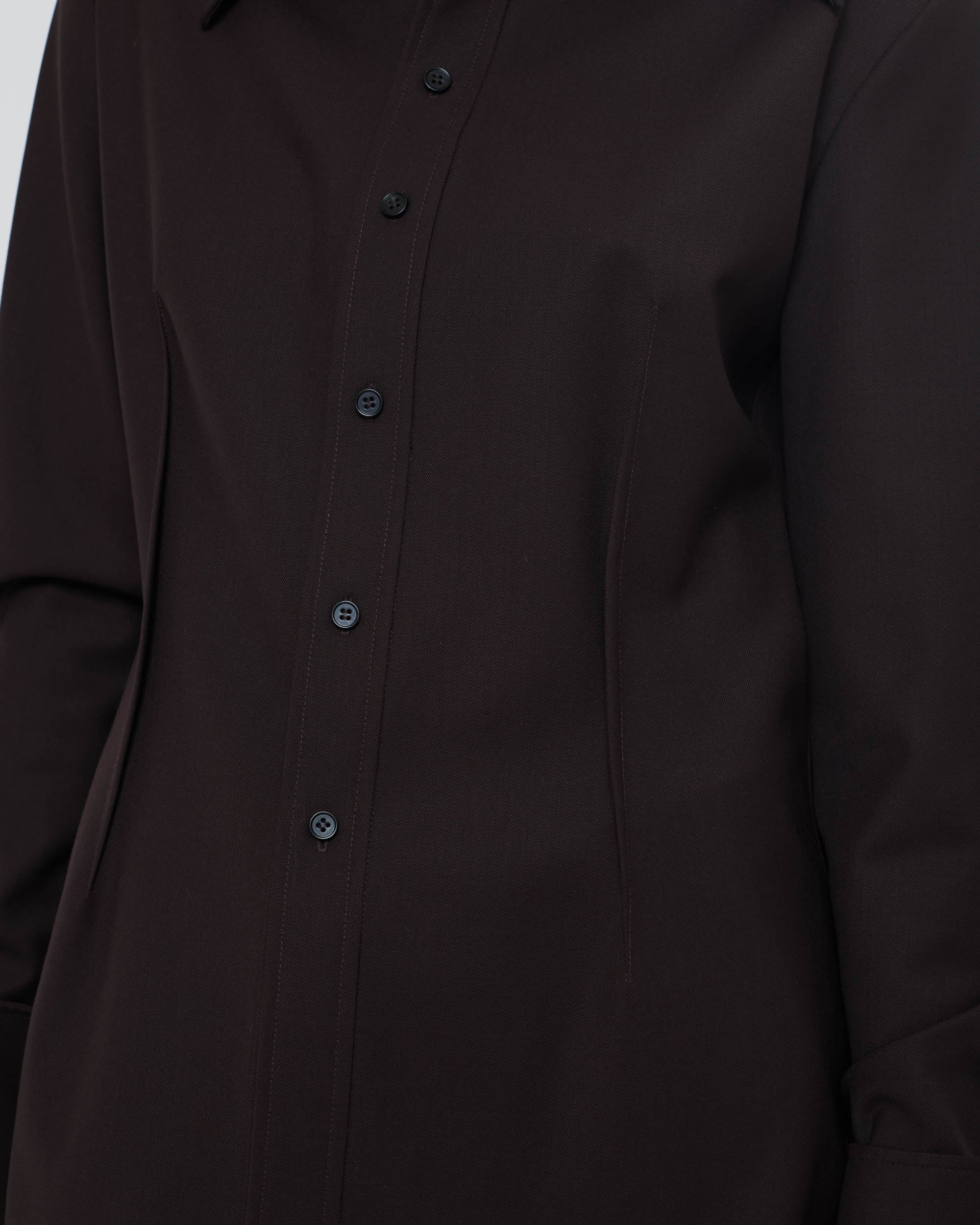 Pointed Collar Shirt