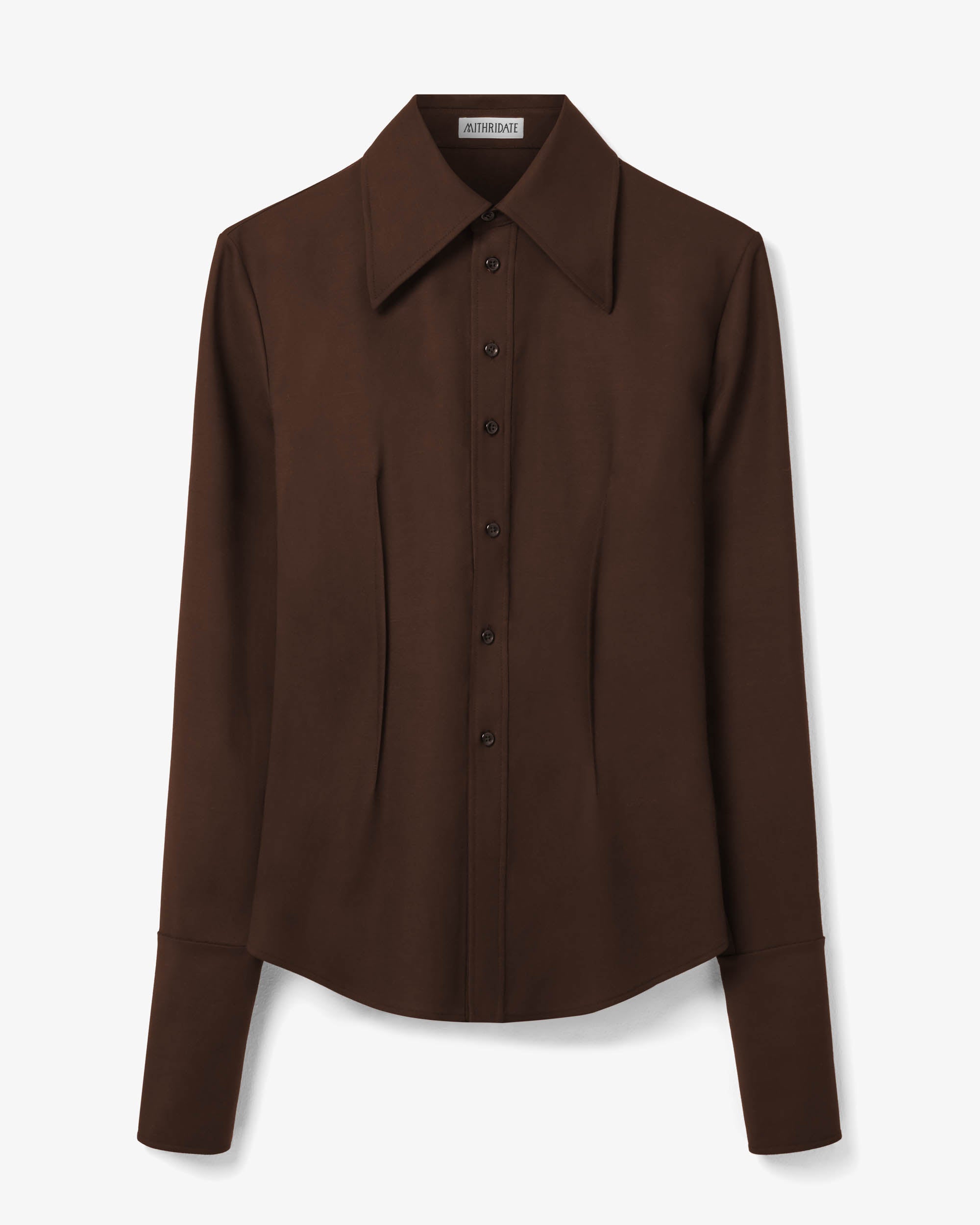 Pointed Collar Shirt