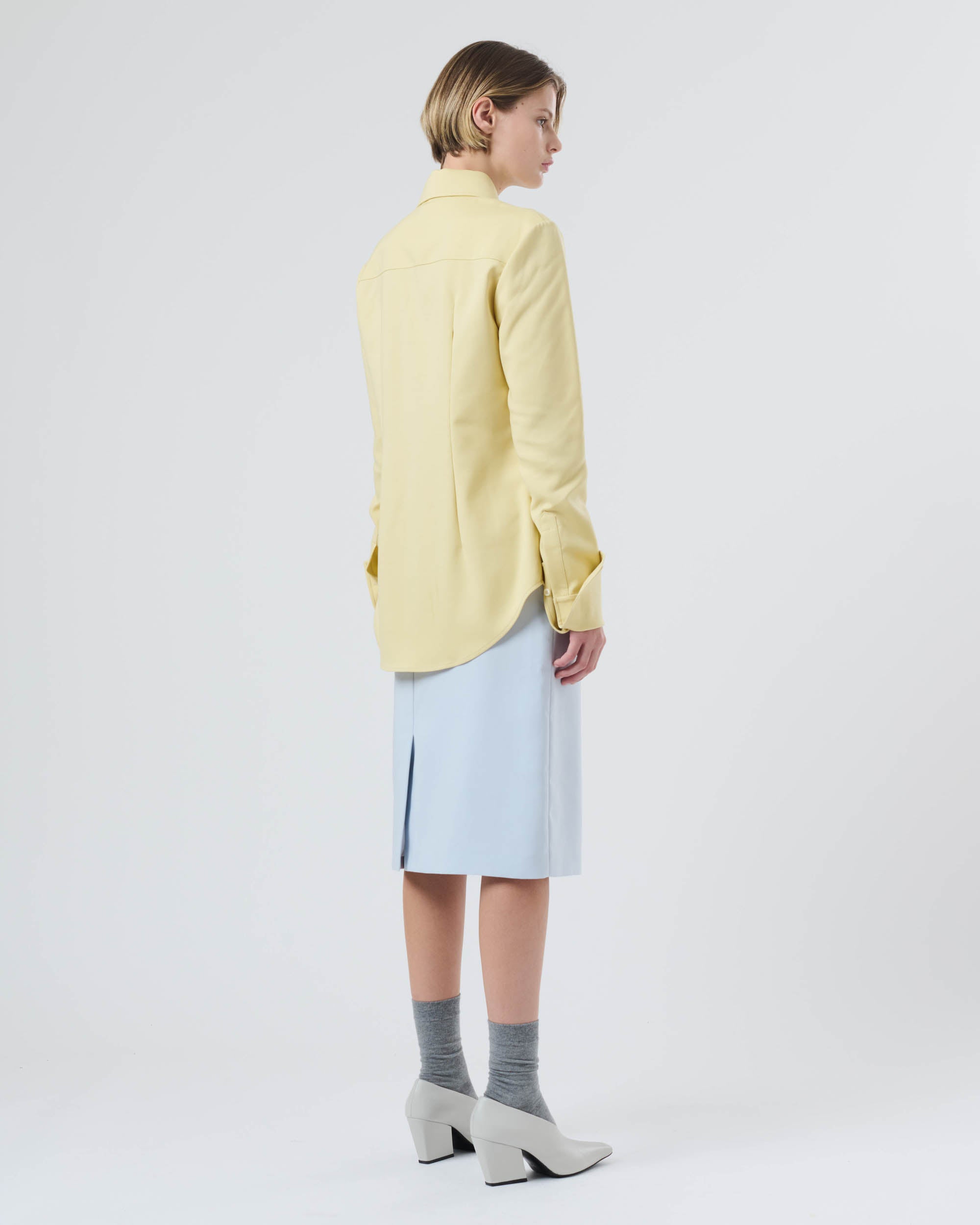 Pointed Collar Shirt