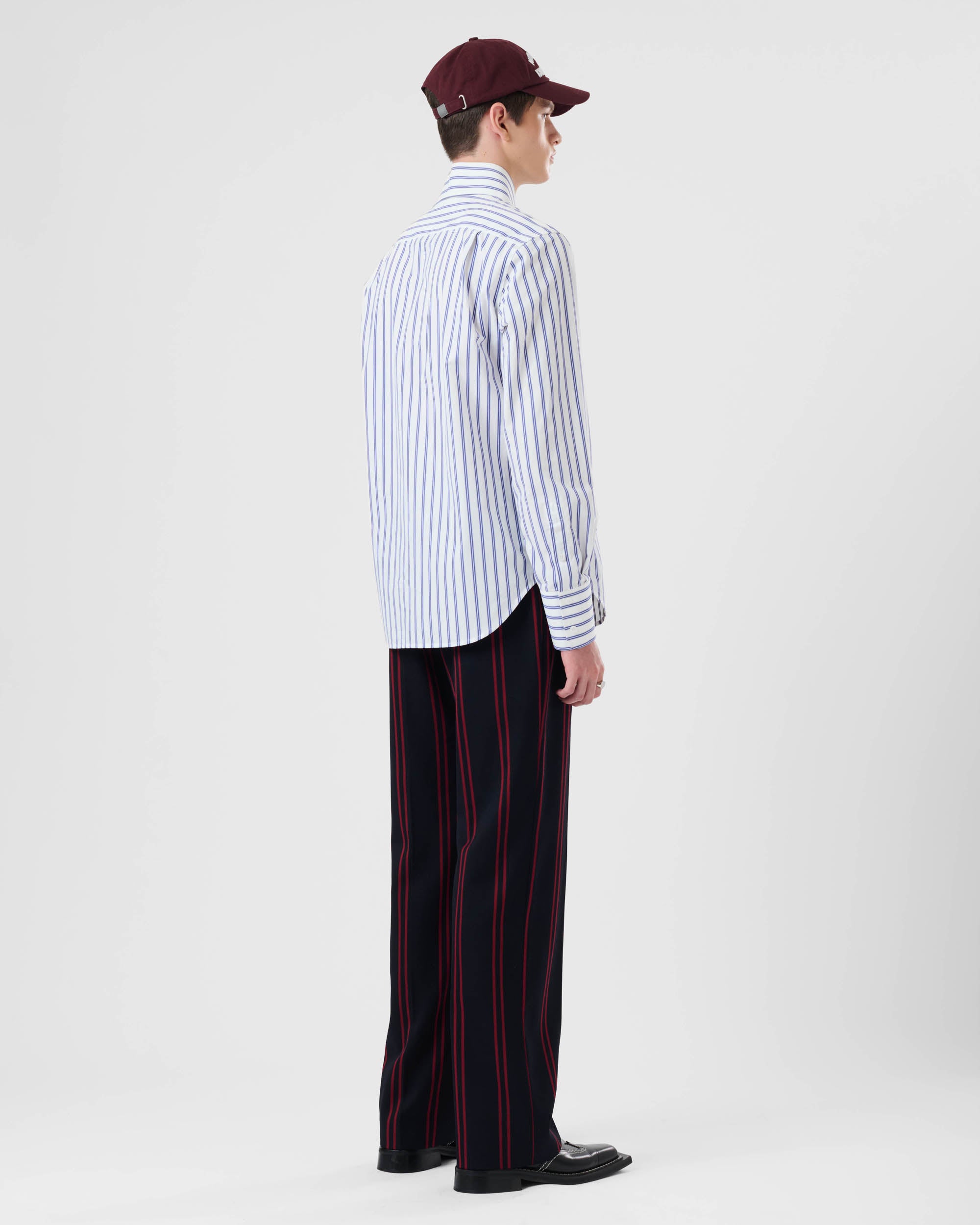 Spread Collar Crest Shirt