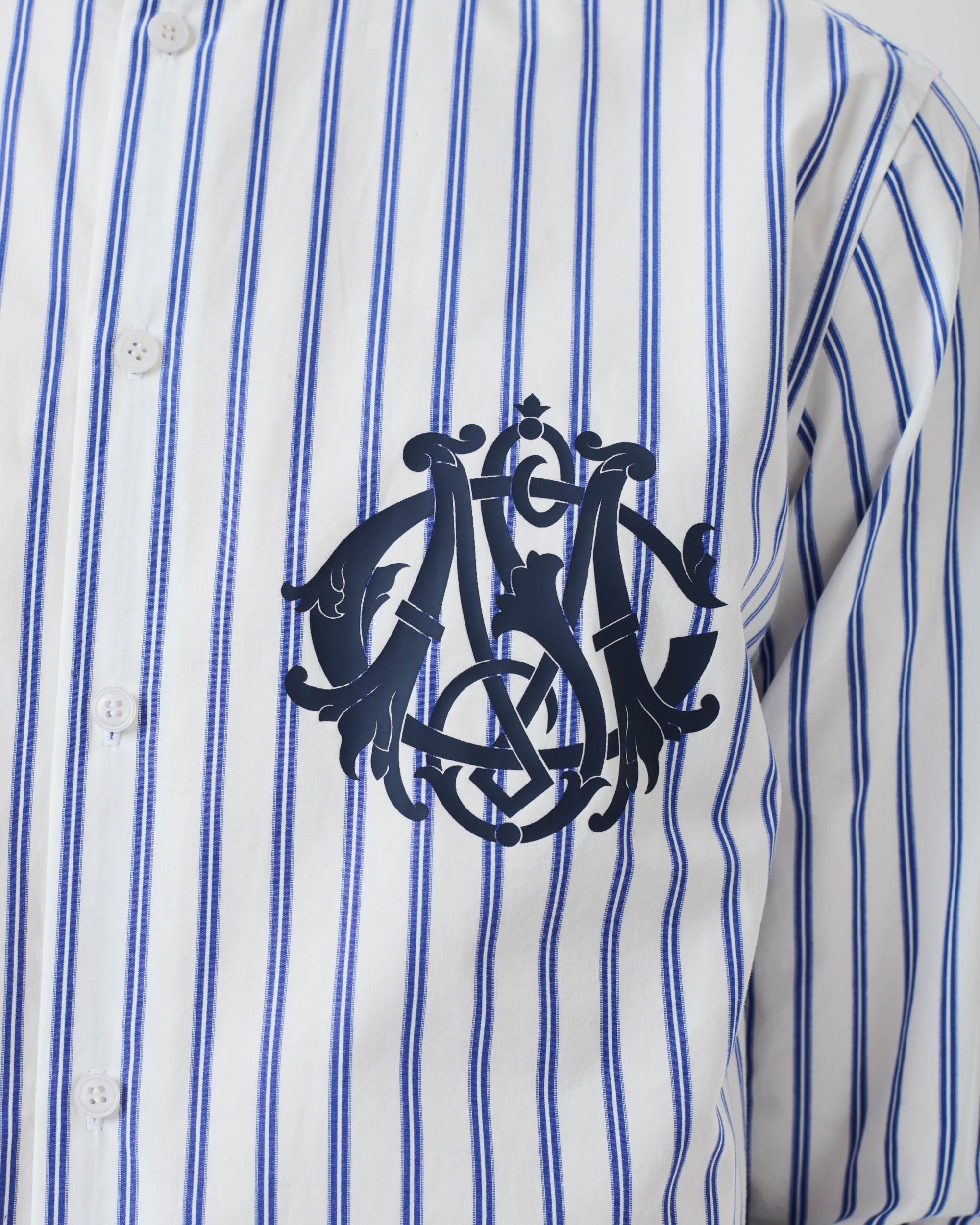 Spread Collar Crest Shirt