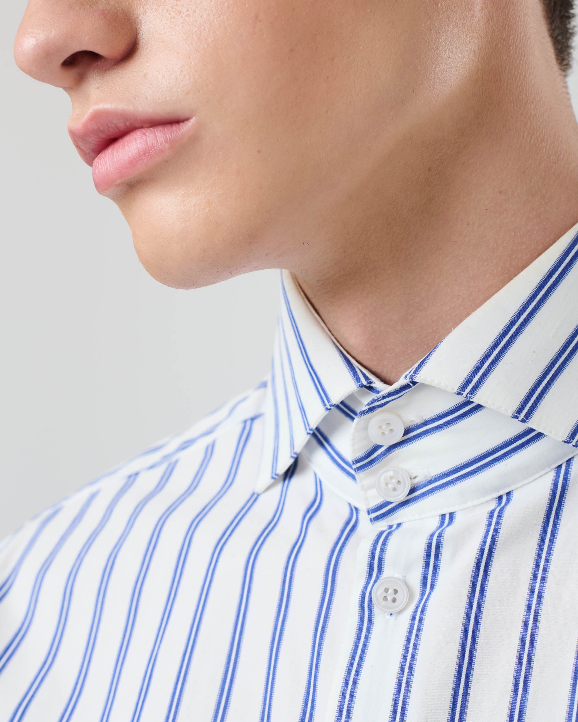 Spread Collar Crest Shirt