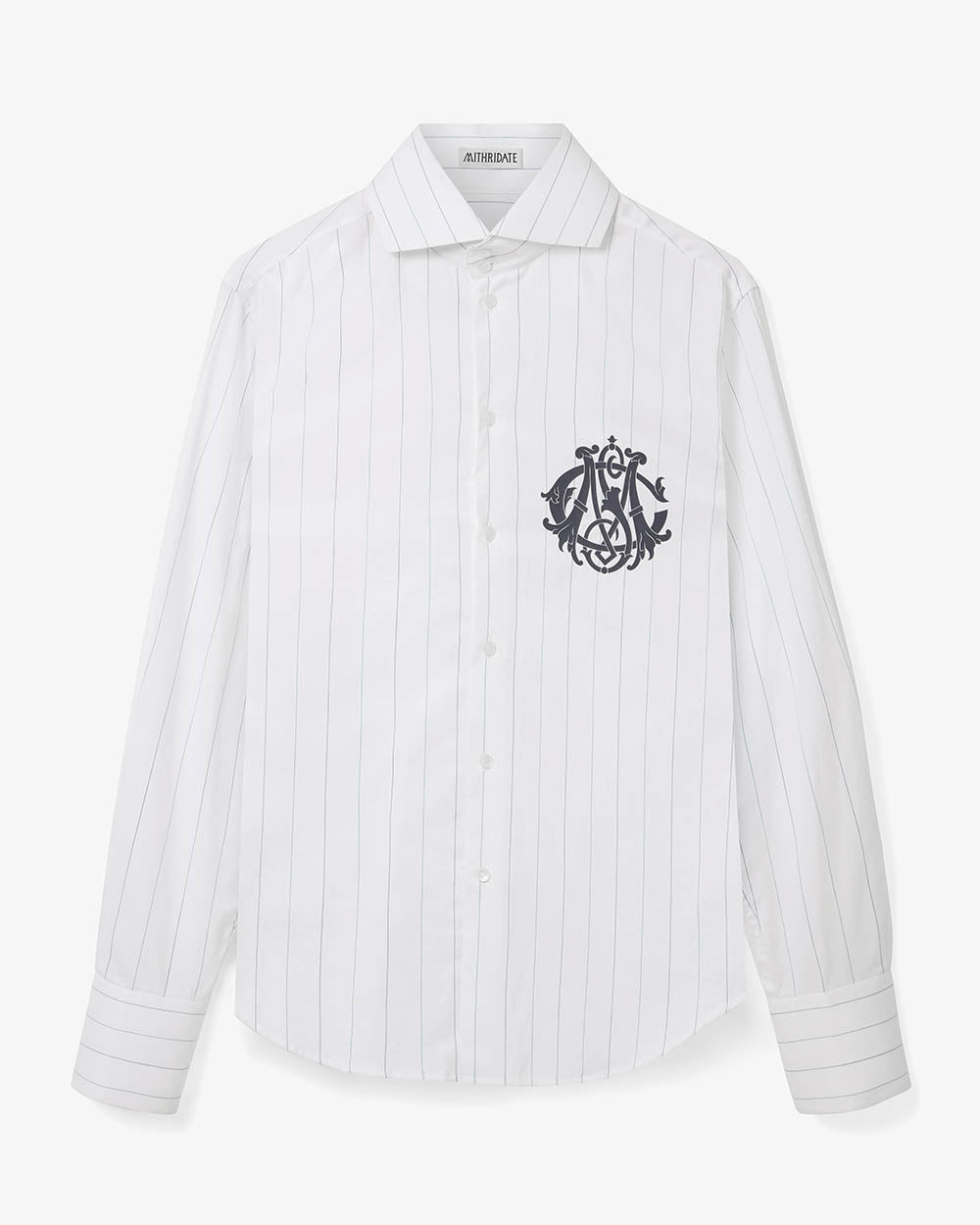 Spread Collar Crest Shirt