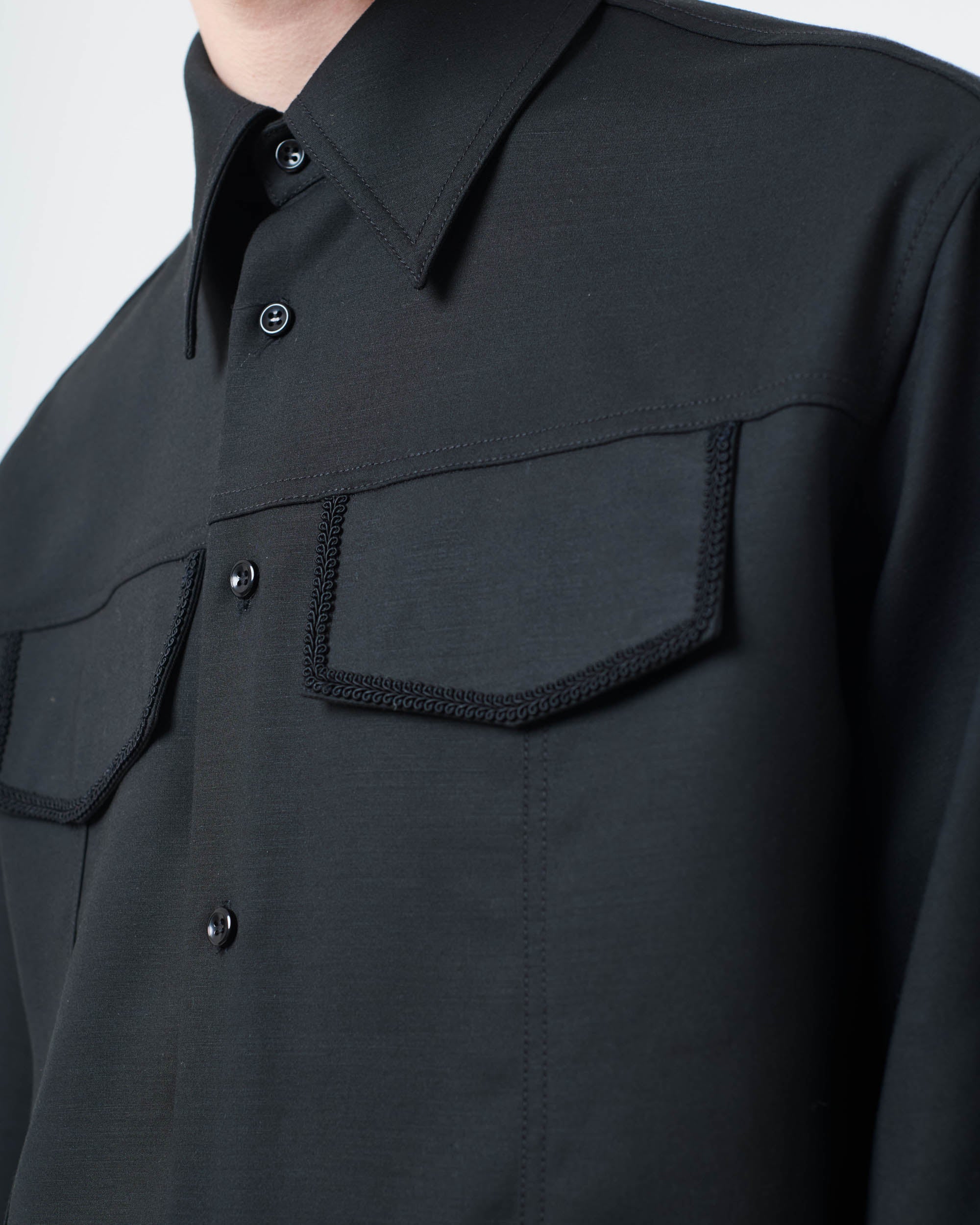 Braided Military Shirt