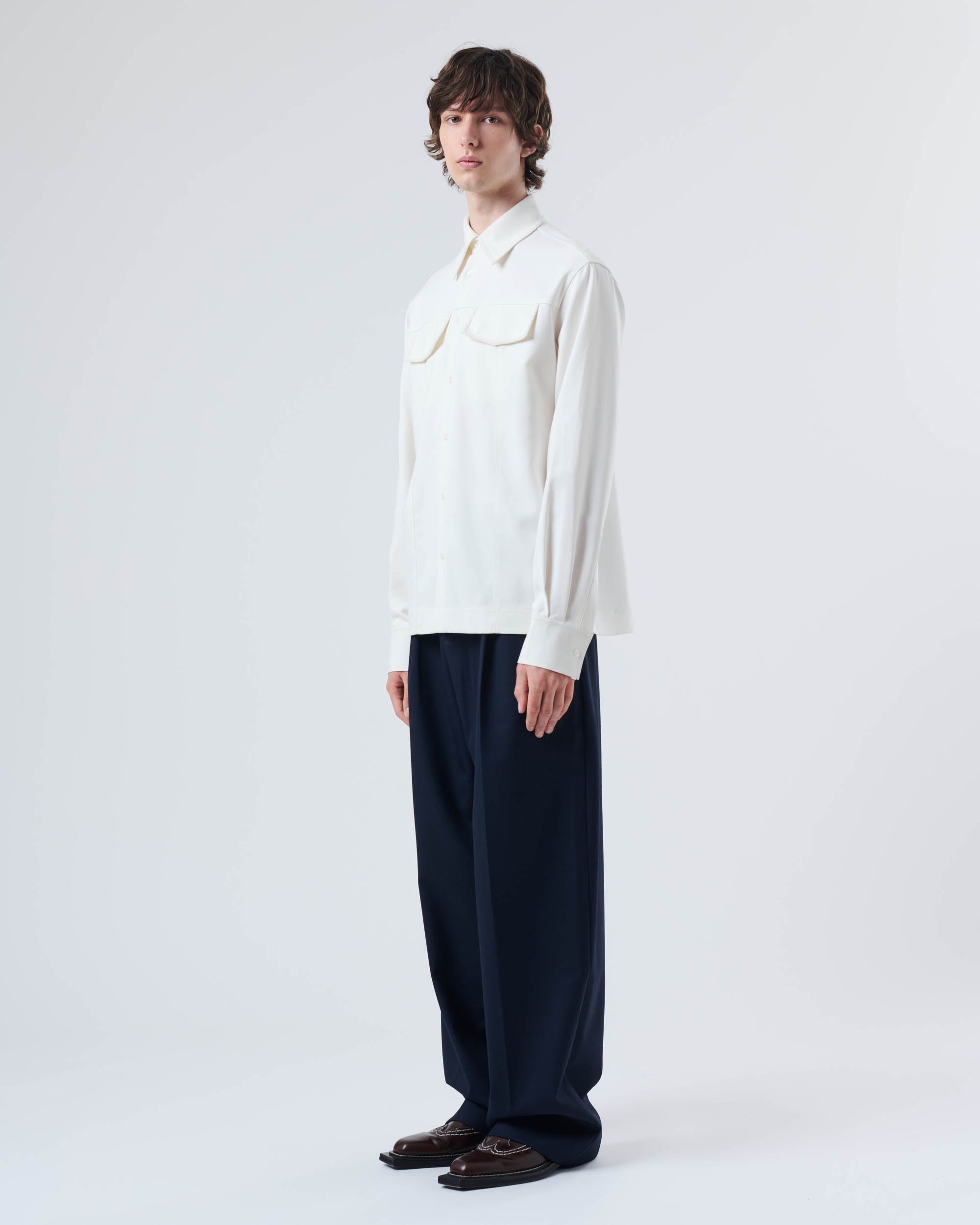 Braided Military Shirt