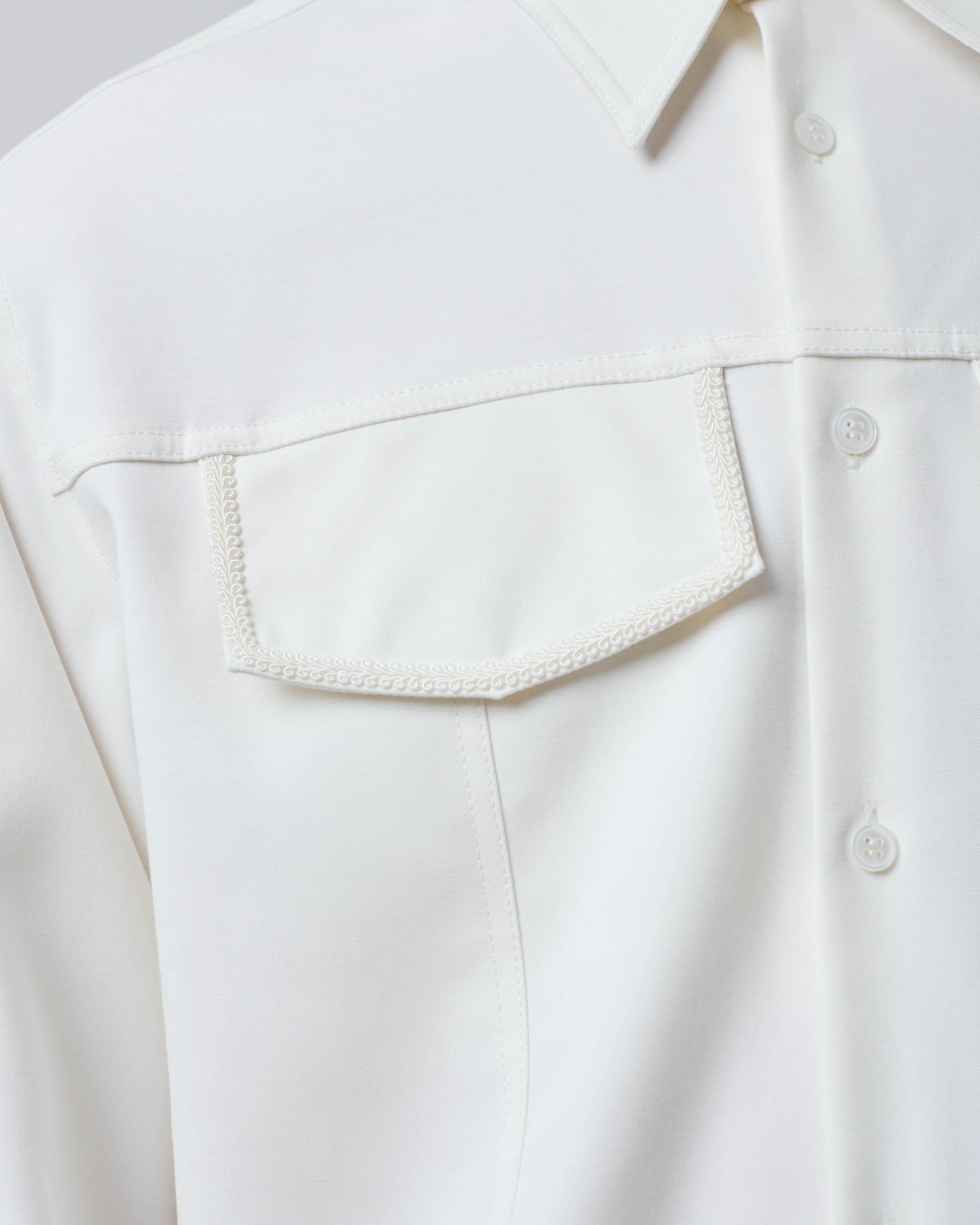Braided Military Shirt