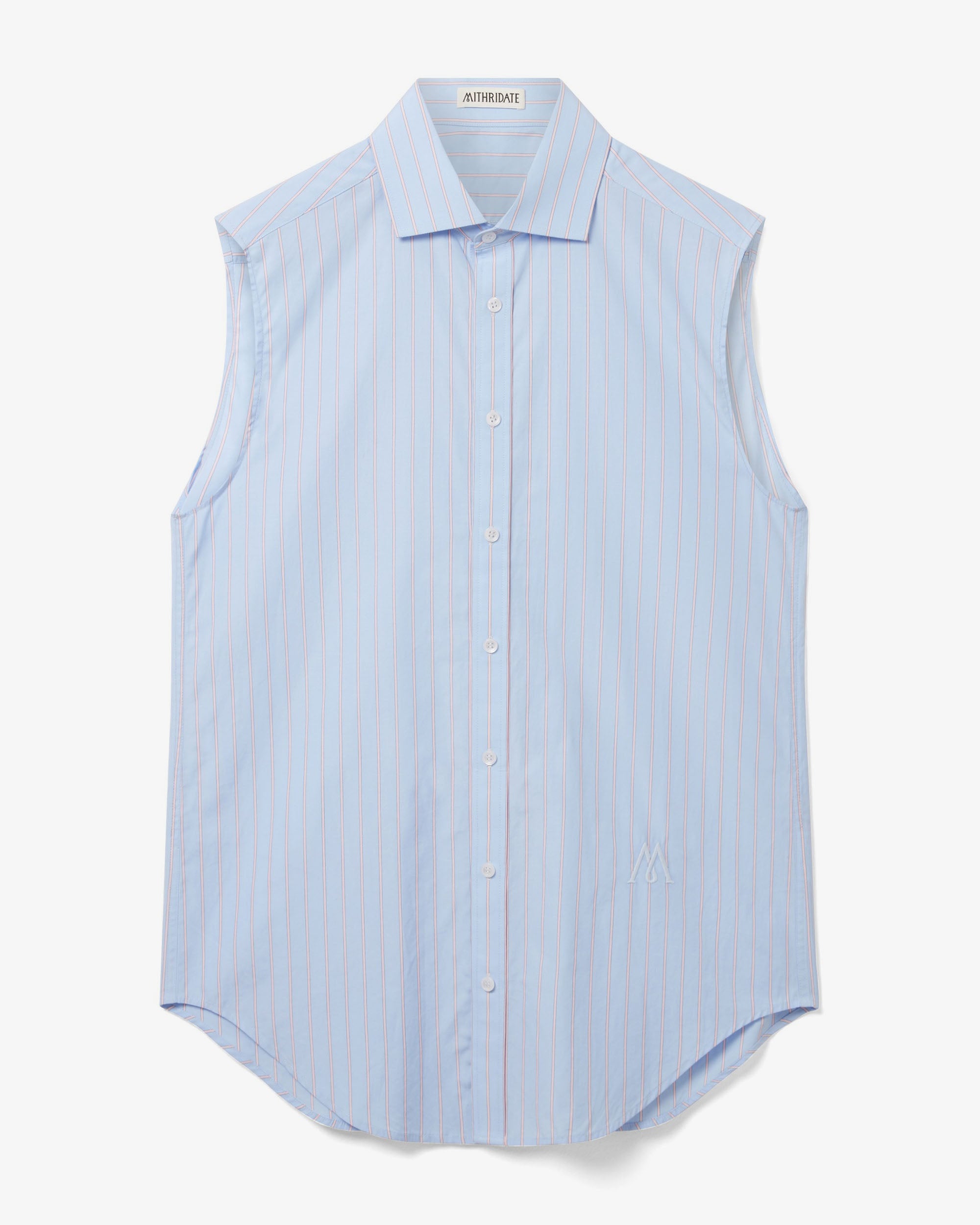 Sleeveless Oversized Shirt