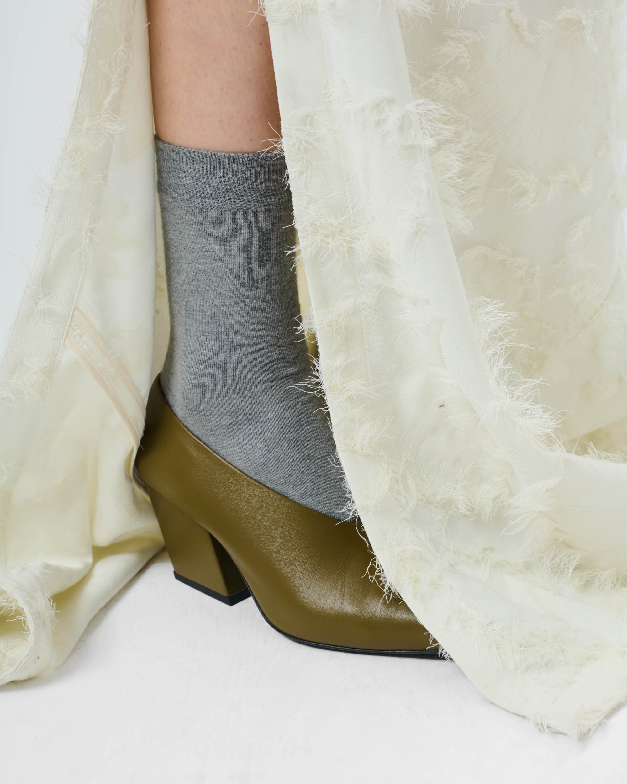 Asymmetric Tufted Dress