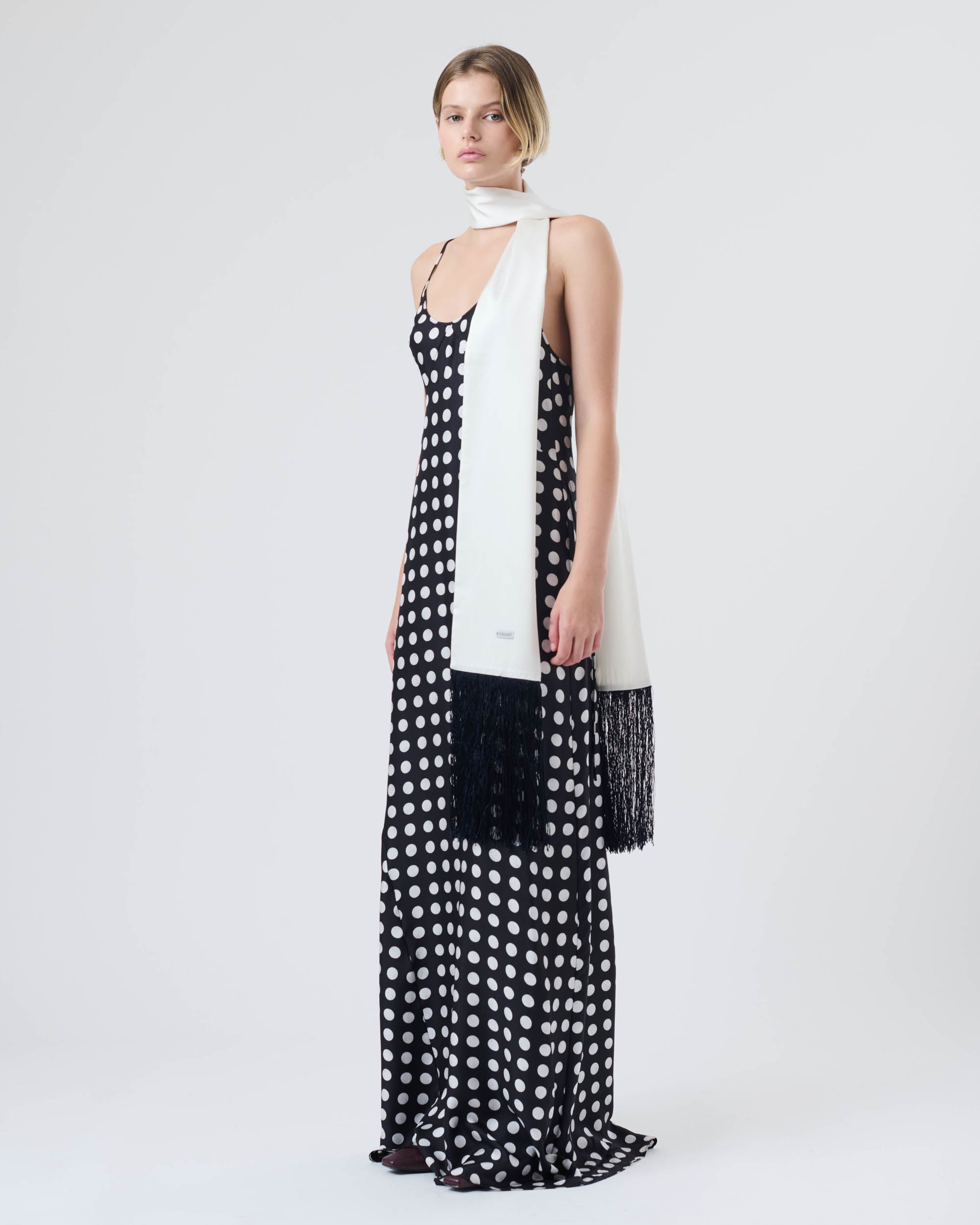 Spotted Slip Dress