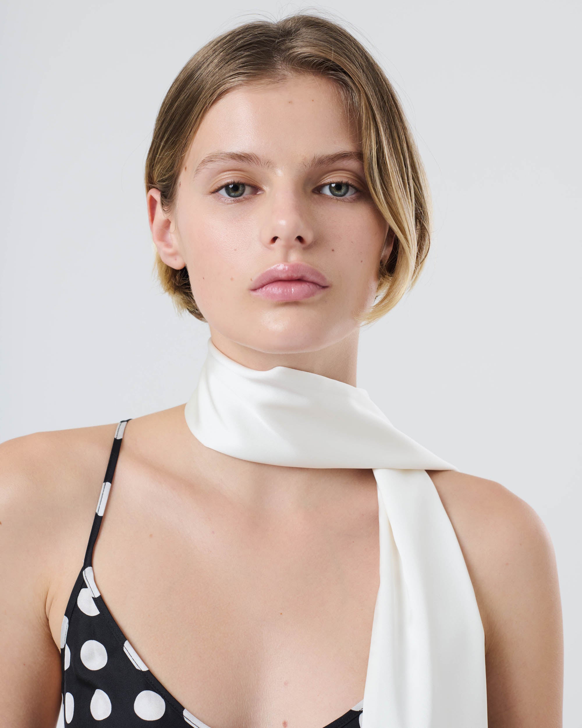 Spotted Slip Dress