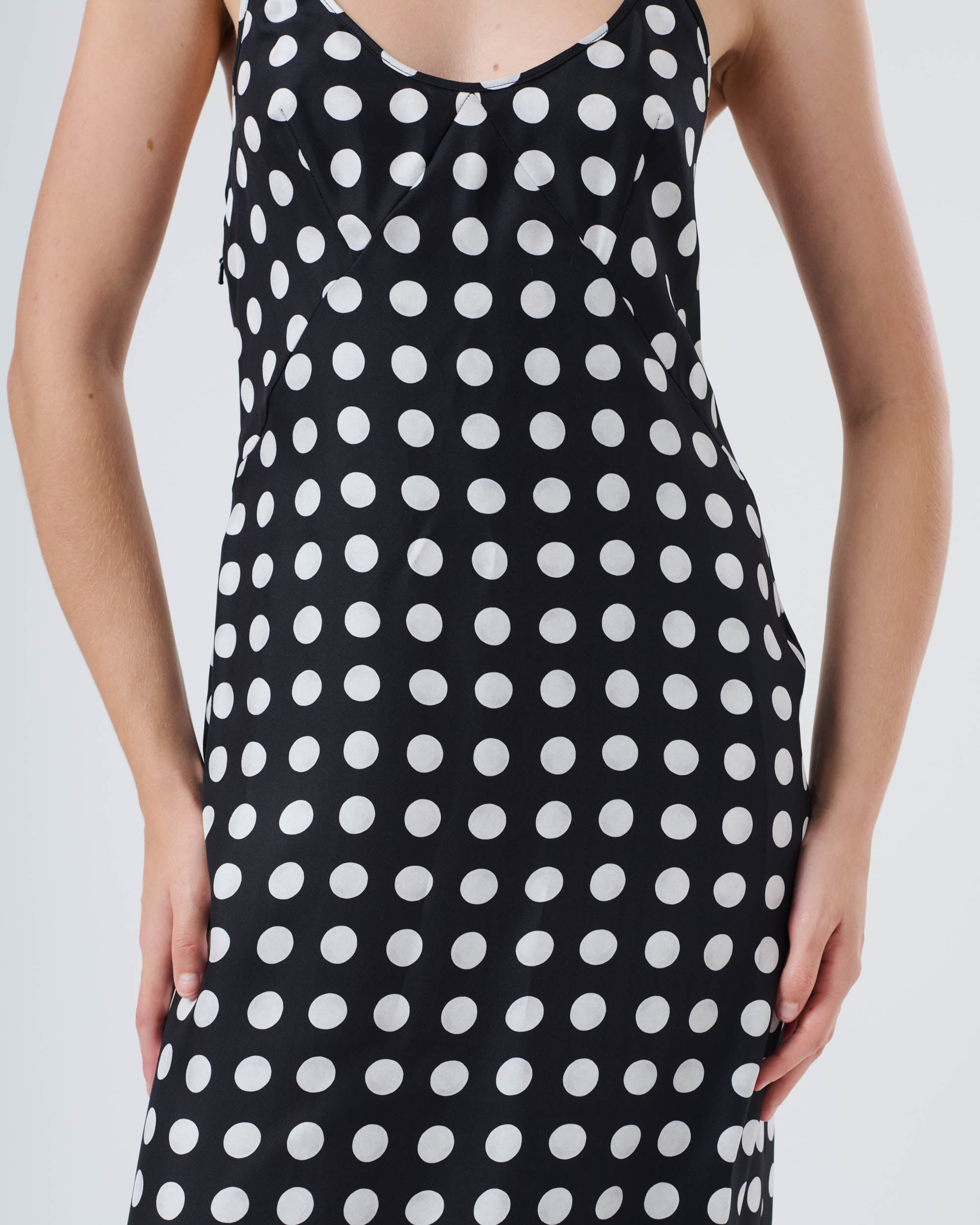 Spotted Slip Dress