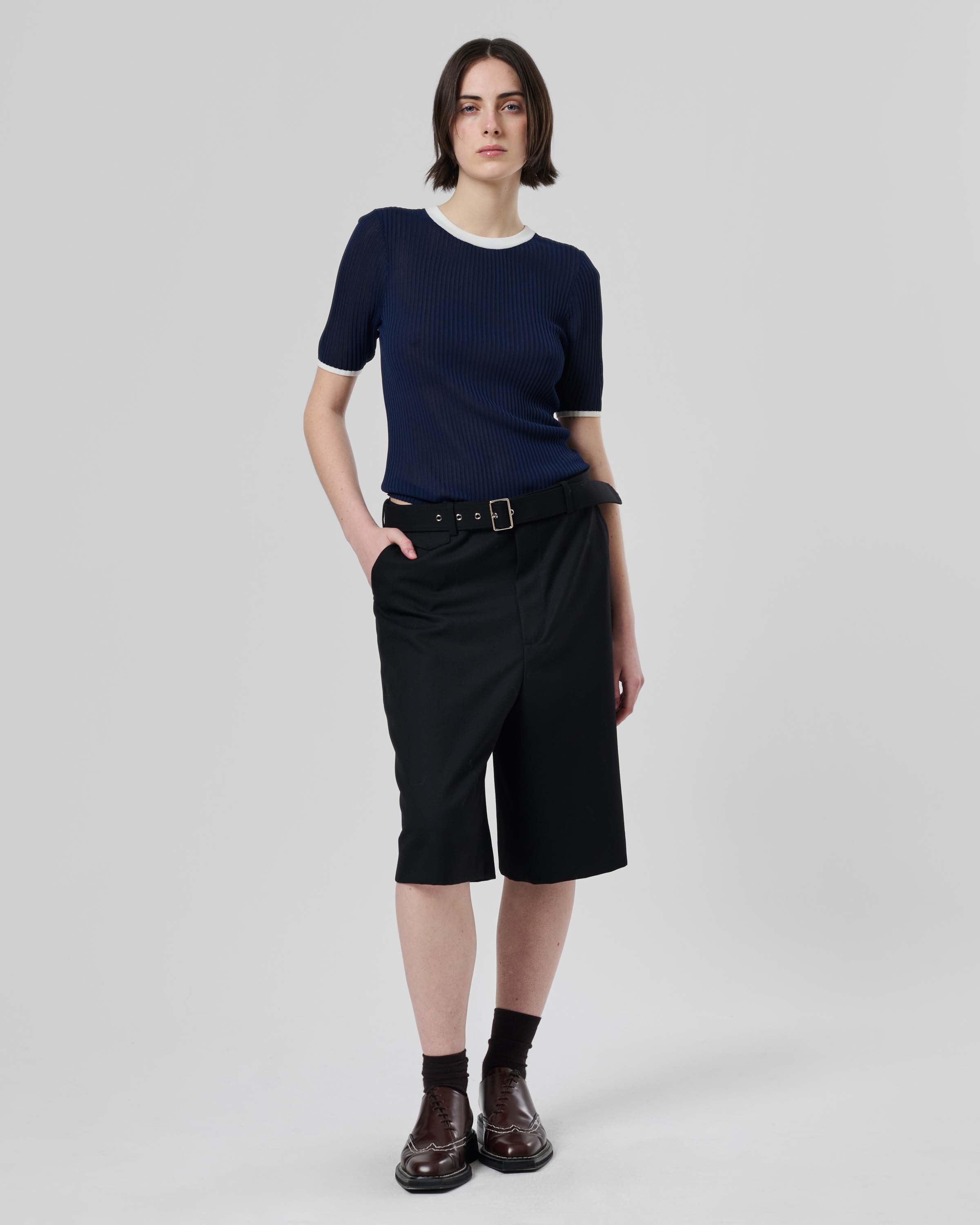 Knit Ringer Tee