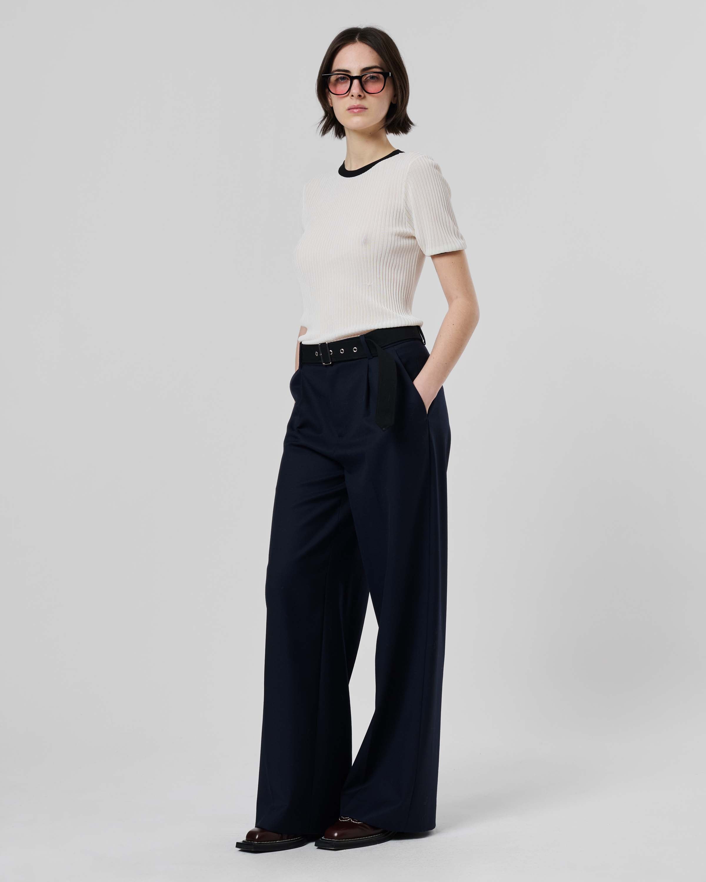 Knit Ringer Tee