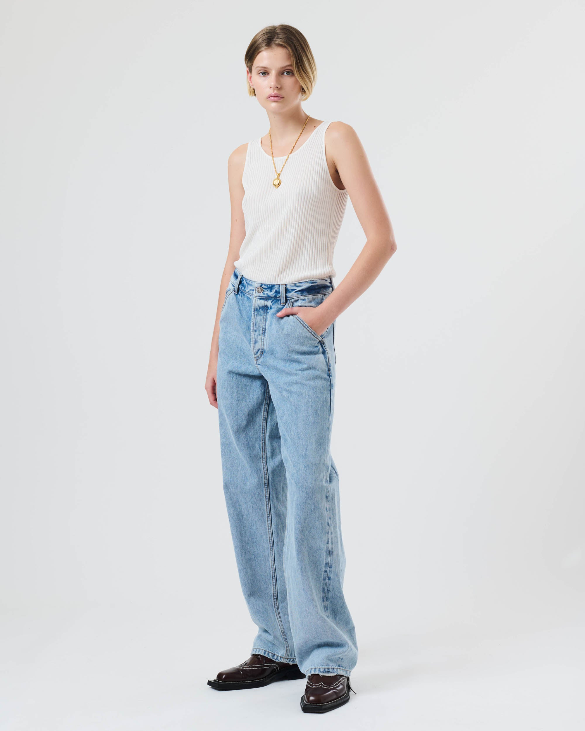 Knitted Ribbed Vest