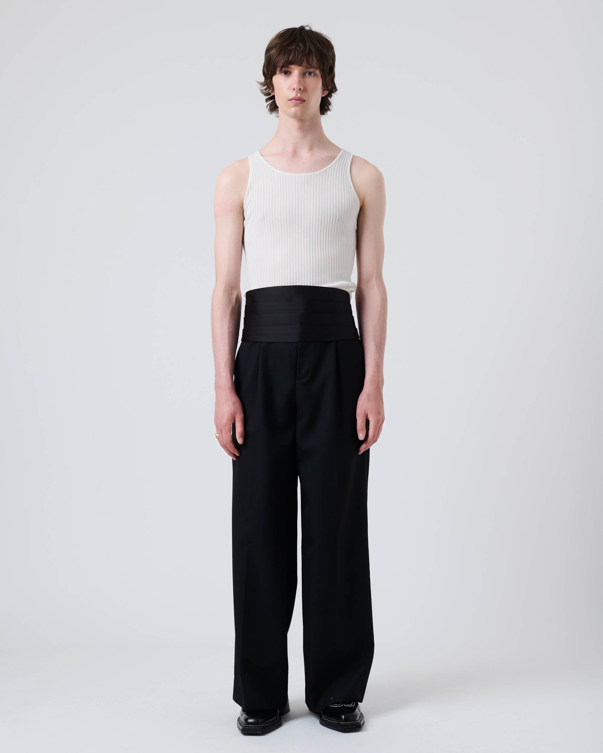 Knitted Ribbed Vest