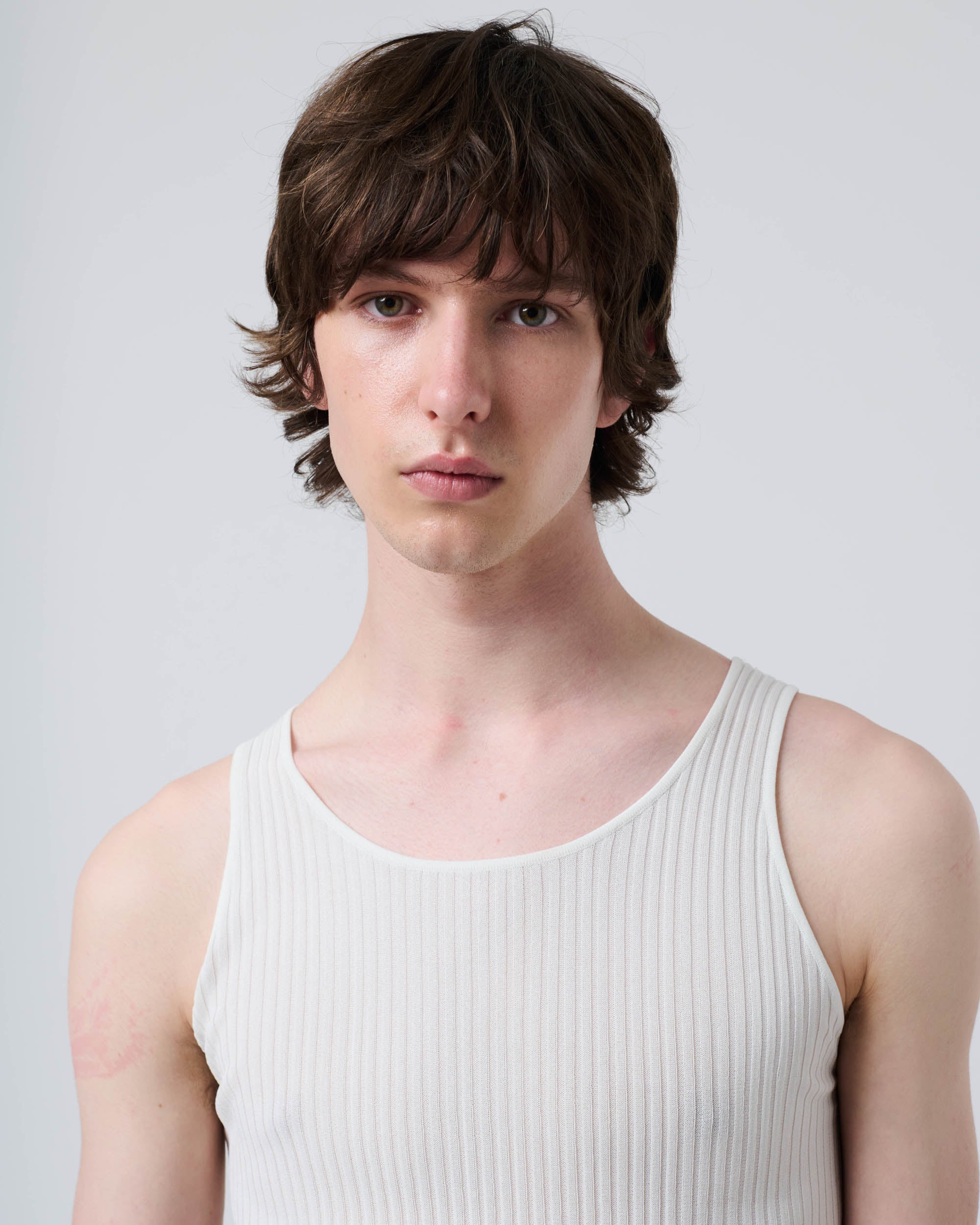 Knitted Ribbed Vest