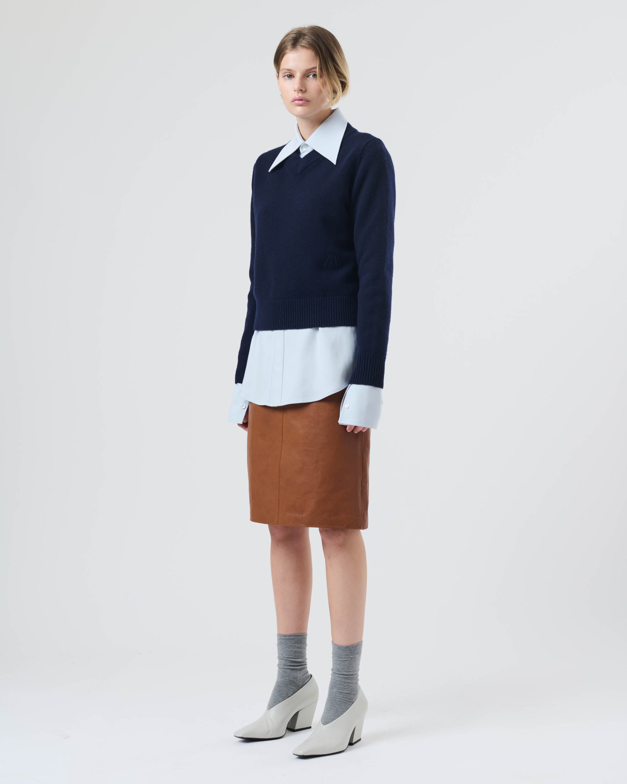 Icon V Neck Jumper