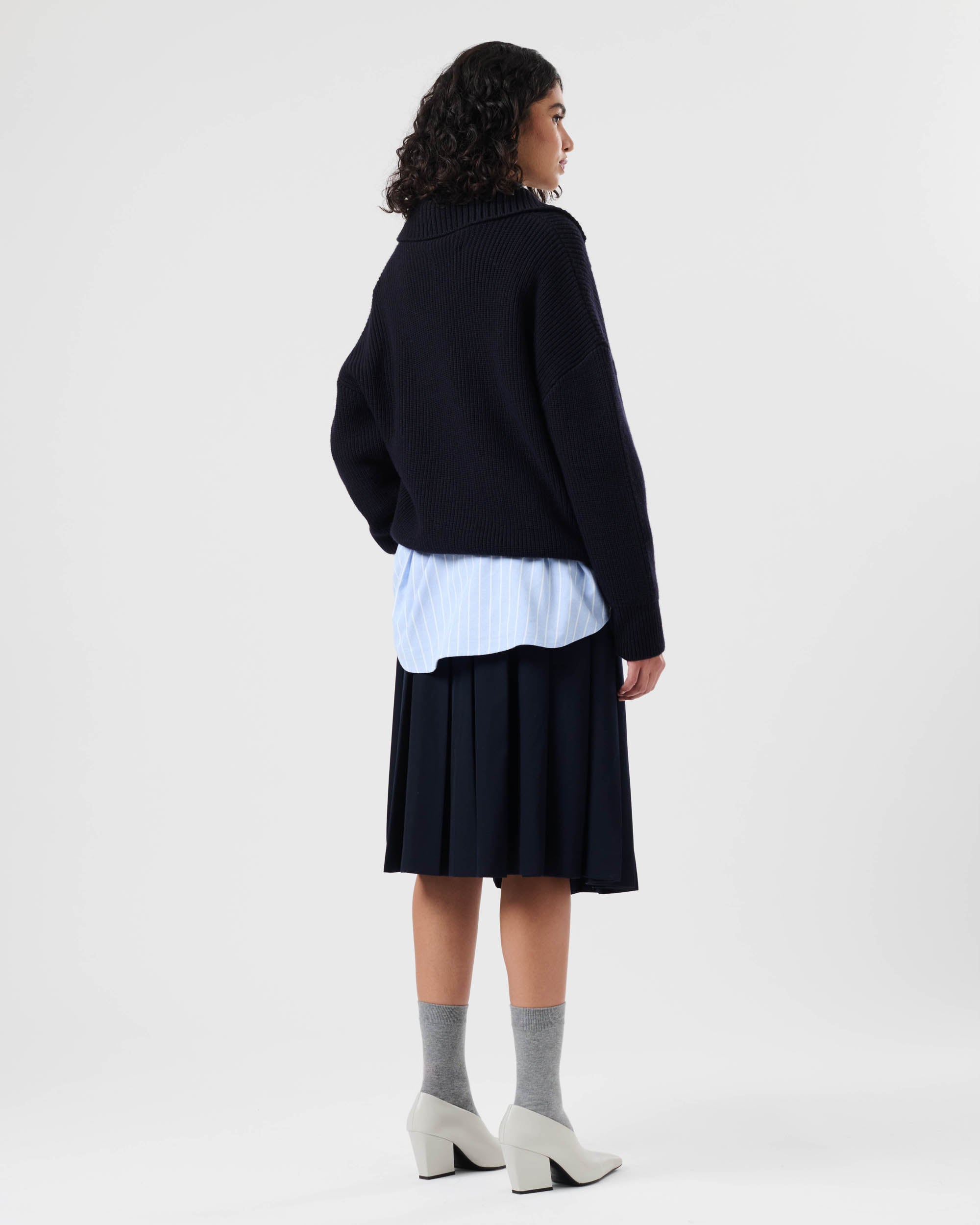 3/4 Placket Sweater