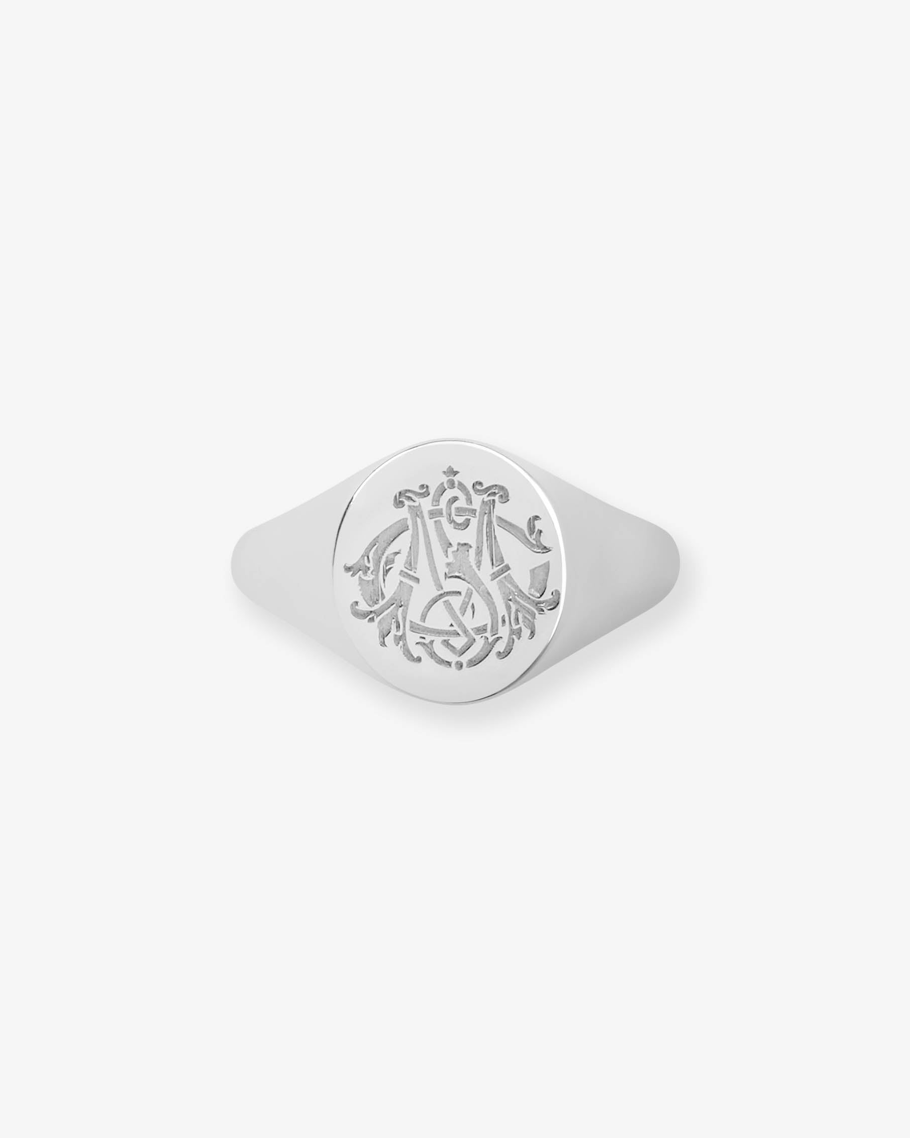 Crest Signet Ring