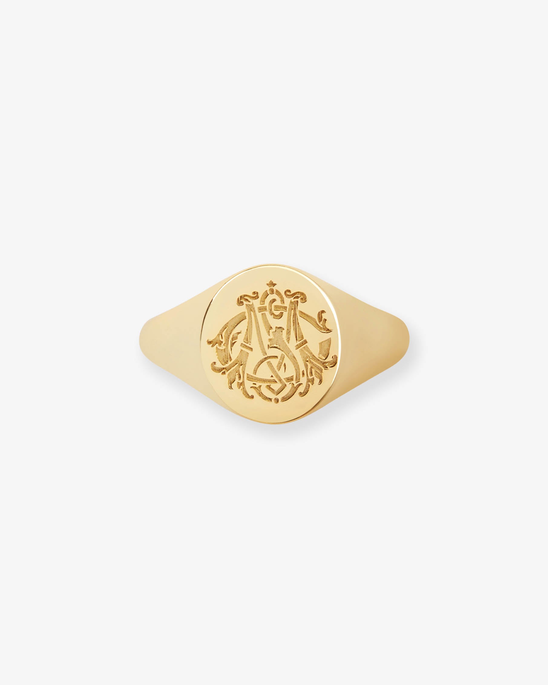 Crest Signet Ring